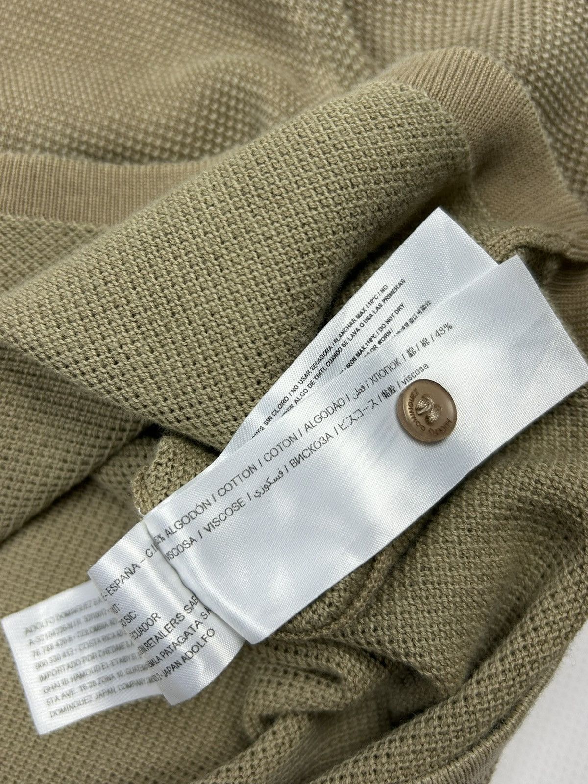 Adolfo Dominguez Luxury ADOLFO DOMINGUEZ Long Sleeve Polo Shirt Old Money L Size US L / EU 52-54 / 3 - 10 Thumbnail