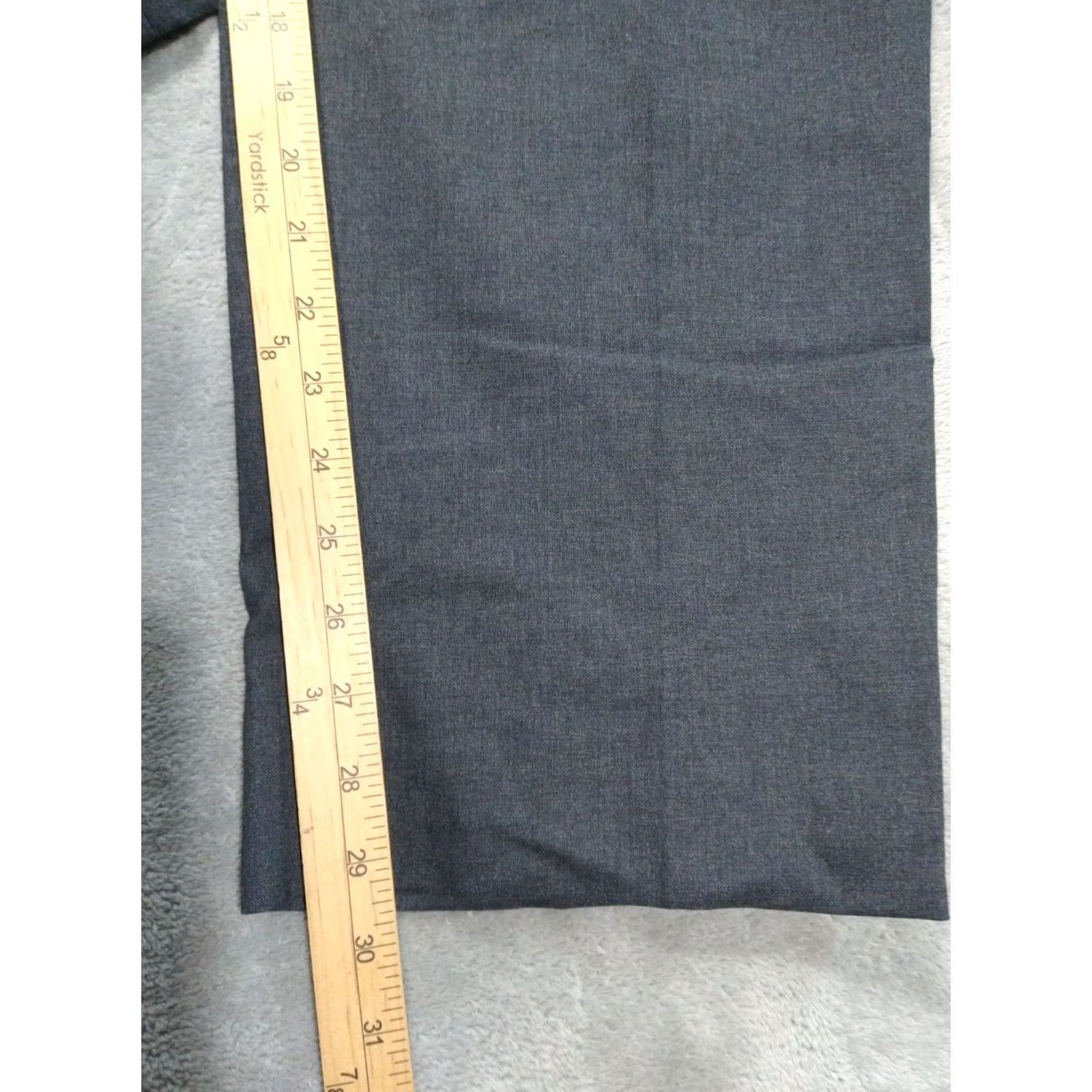 Ralph Lauren Ralph Lauren Dress Pants Men 36x30 Gray Wool Total Comfort Flat Front Straight Dress Pants Mens Gray Wool Flat Front 36 Inseam 30in Size US 36 / EU 52 - 5 Thumbnail