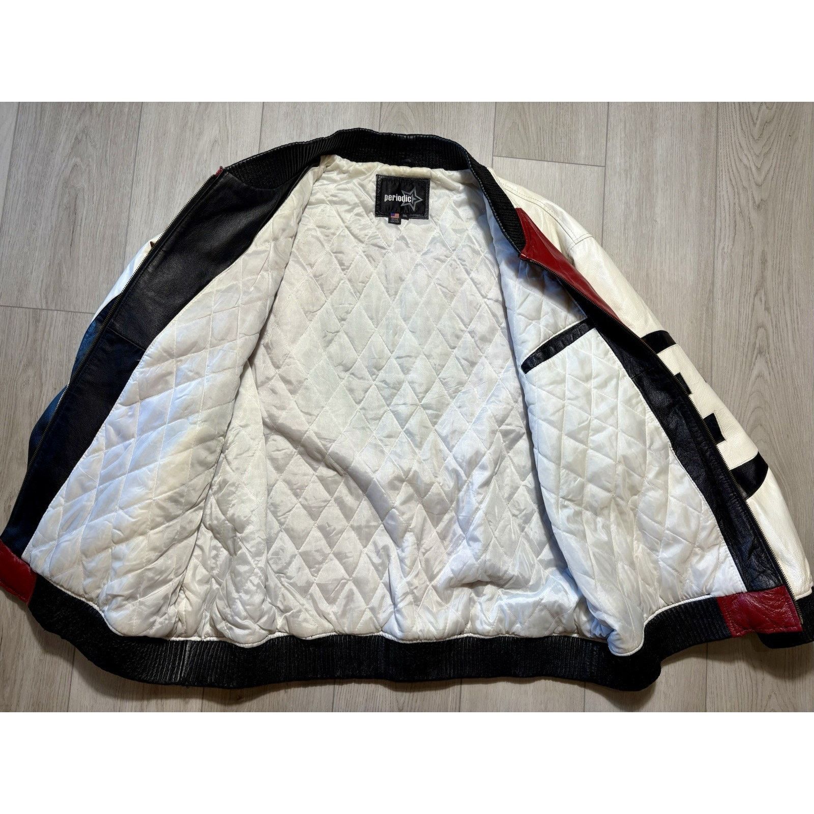 Other David Puddy Seinfeld Style 8 Ball Leather Jacket VTG 3XL Size US XXL / EU 58 / 5 - 3 Thumbnail
