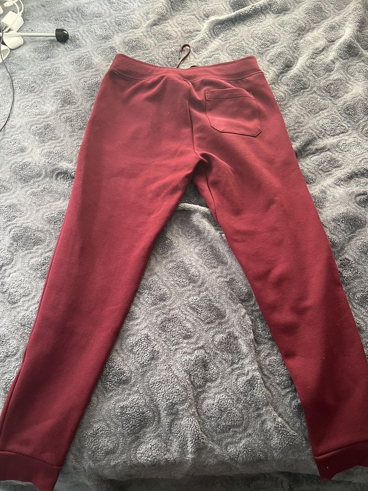 Polo Ralph Lauren Polo Sweatpants Burgundy Red *Small* Size US 31 - 4 Thumbnail