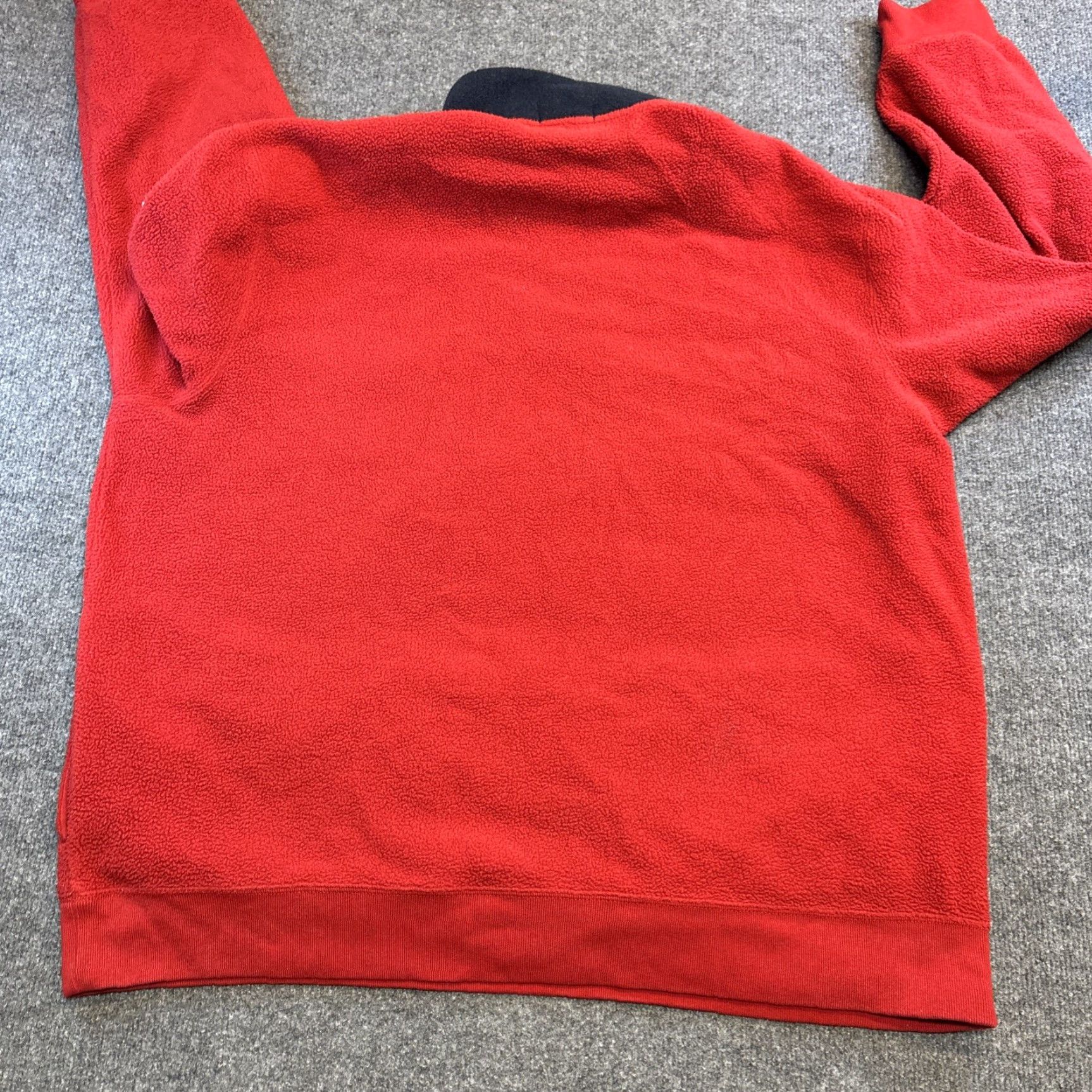 Polo Ralph Lauren Polo Ralph Lauren Mens XXL Pullover 1/4 Zip Fleece Red USA Flag Spellout Size US XXL / EU 58 / 5 - 7 Thumbnail
