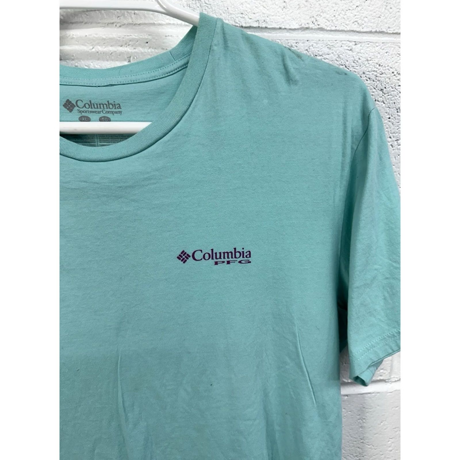 Altea Columbia PFG Fishing Gear Men's Cotton T-shirt Teal Purple XL Men's Fish Size US XL / EU 56 / 4 - 3 Thumbnail