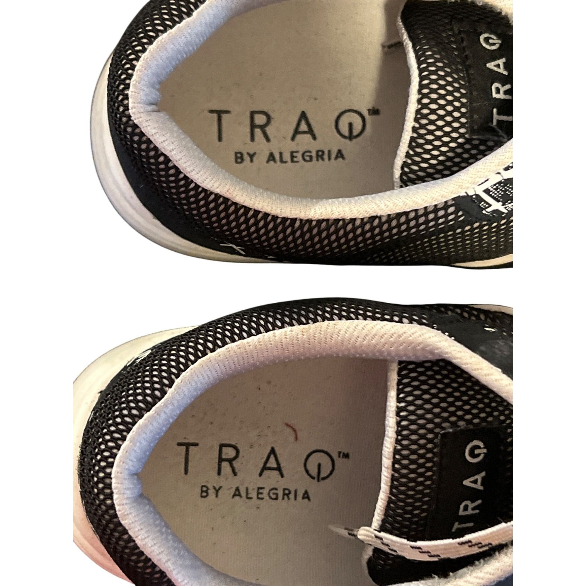 Other Alegria TRAQ Qarma Qwik Smart Walking Shoes Black White QAR- Size US 9.5 / IT 39.5 - 7 Thumbnail