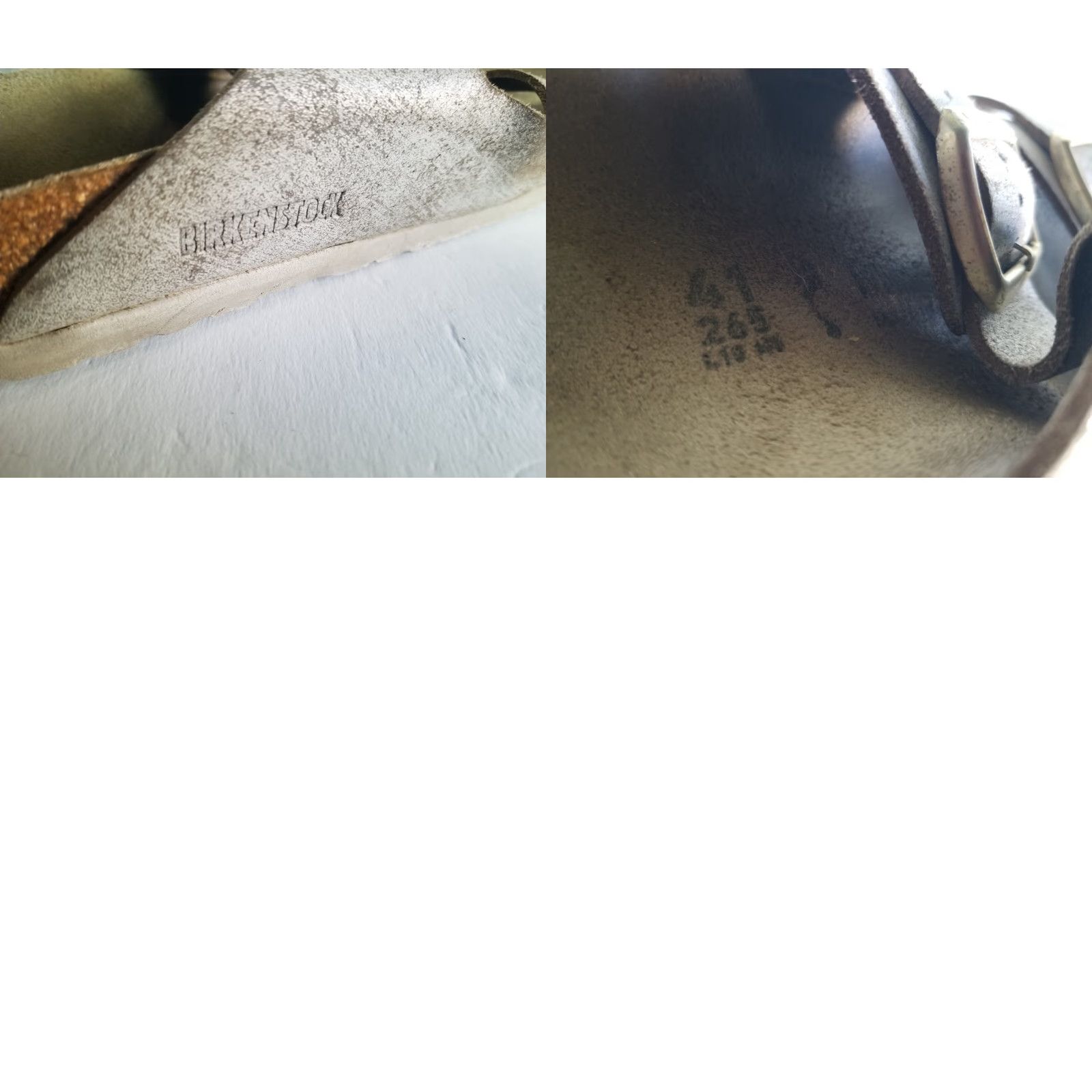Birkenstock Birkenstock Arizona Sandal Gray Womens Size 41 US 10 Leather Slide 41 Arizona, Gray, Birkenstock Women’s Sandal US 10 Size US 10 / IT 40 - 9 Thumbnail