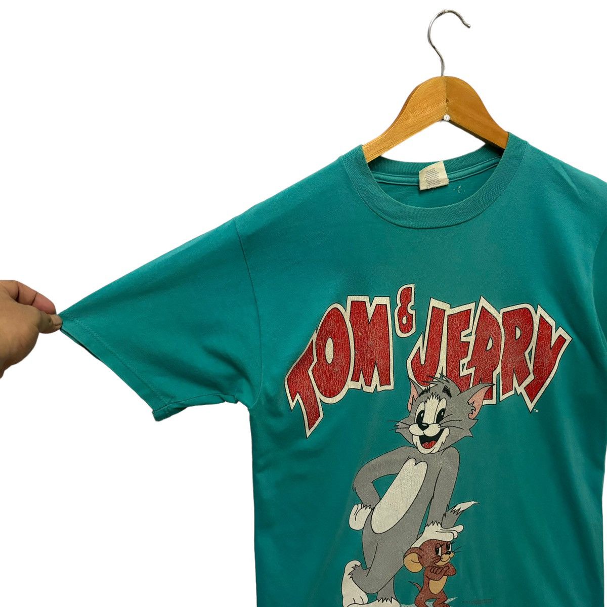 Cartoon Network × If Six Was Nine × Vintage Vintage Tom & Jerry Cartoon 90’s Childhood Tshirt Size US M / EU 48-50 / 2 - 6 Thumbnail