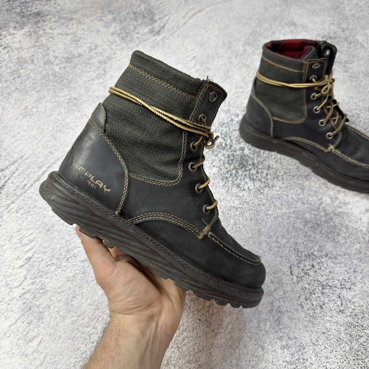 Replay × Vintage Replay Moc Toe Mens Boots Size US 8 / EU 41 - 6 Thumbnail