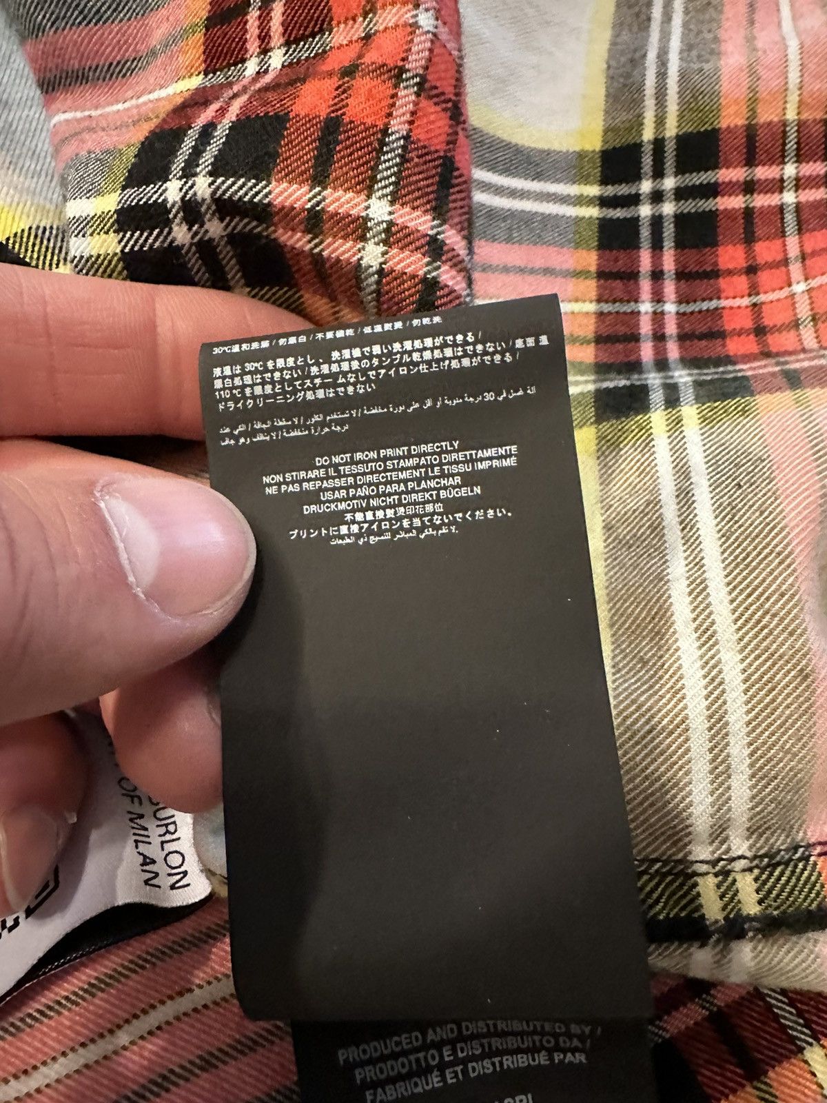 Marcelo Burlon Marcelo Burlon County of Milan Checkered Pocket Shirt Size US L / EU 52-54 / 3 - 11 Thumbnail