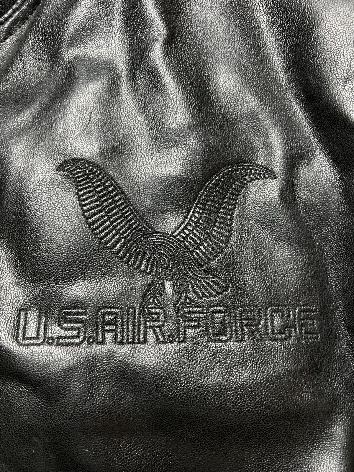 Vintage Antica Bottega U.S.A Air Force Zip-Up Archive Jacket 90s 00s Size US XL / EU 56 / 4 - 12 Thumbnail