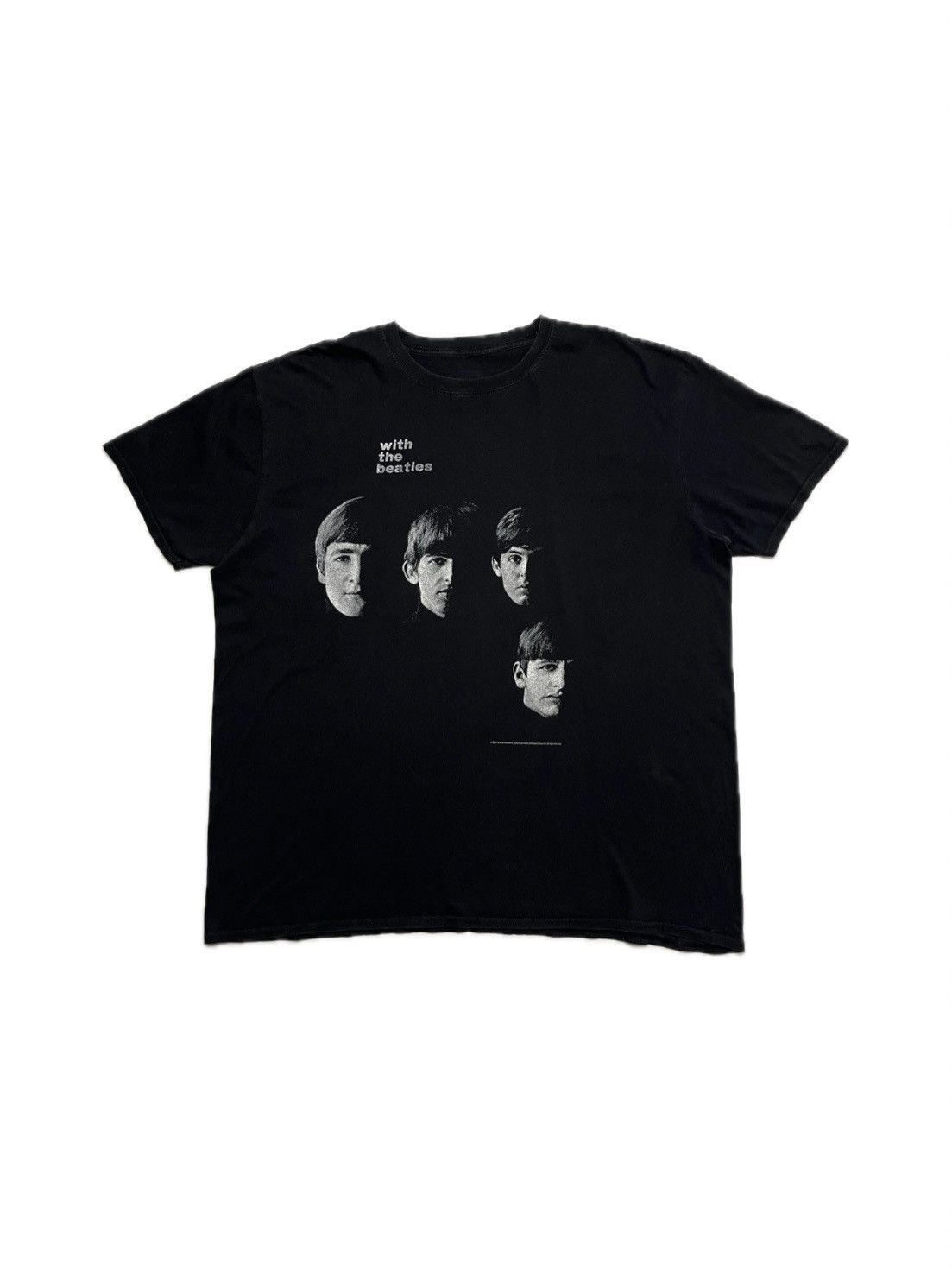 Band Tees Vintage The Beatles Faces Black Tee Size US XL / EU 56 / 4 - 1 Thumbnail