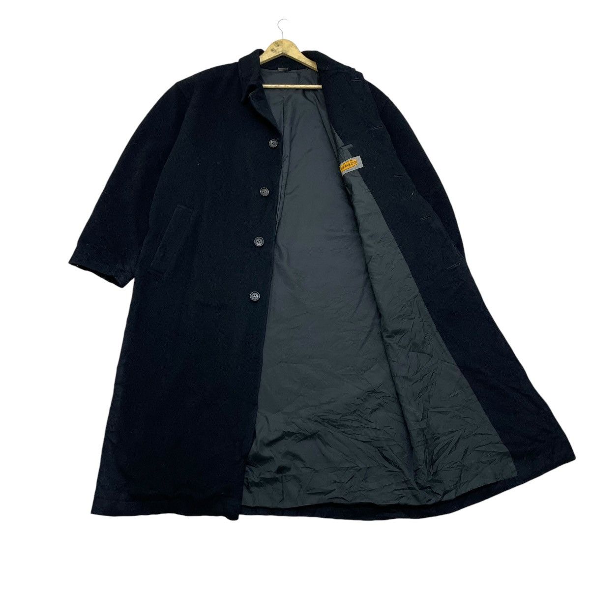 Issey Miyake 💥Vintage Japanese Brand Intermezzo Wool Long Coat Jacket Size US M / EU 48-50 / 2 - 3 Thumbnail