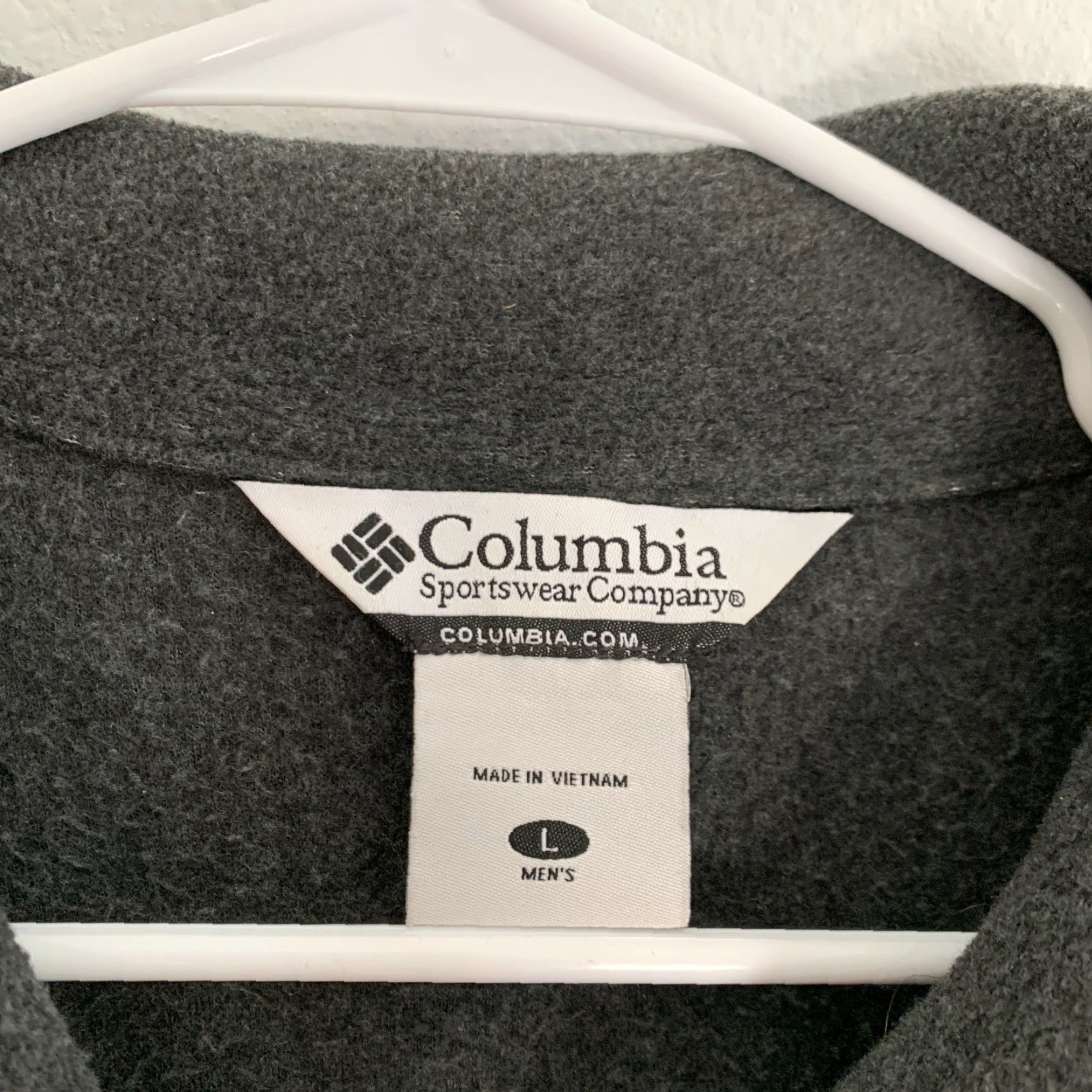 Vintage Columbia Dark Gray Full Zip Fleece Jacket Mens Large Zip Jacket Regular Fit No Stains Size US L / EU 52-54 / 3 - 3 Thumbnail