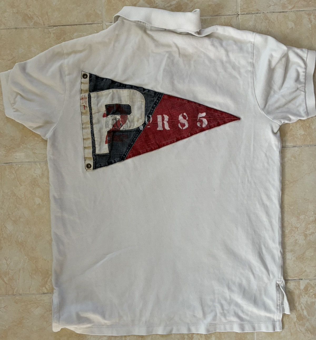 Polo Ralph Lauren RARE Vintage 90s Ralph Lauren Patchwork Polo Size US L / EU 52-54 / 3 - 1 Thumbnail