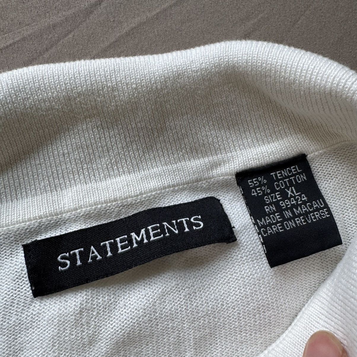 Other Vintage Statements Quarter Zip Sweater Size US XL / EU 56 / 4 - 5 Thumbnail