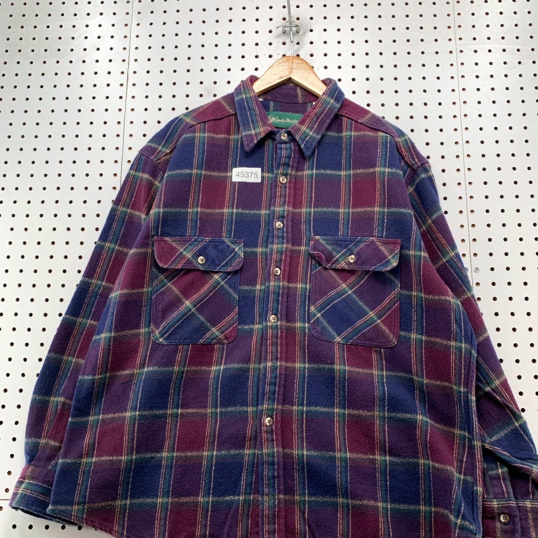 Vintage VINTAGE Gander Mountain Button Shirt Mens XL Purple Plaid Heavyweight Outdoor Shirt Mens XL Purple Plaid Heavyweight Outdoor Size US XL / EU 56 / 4 - 2 Thumbnail
