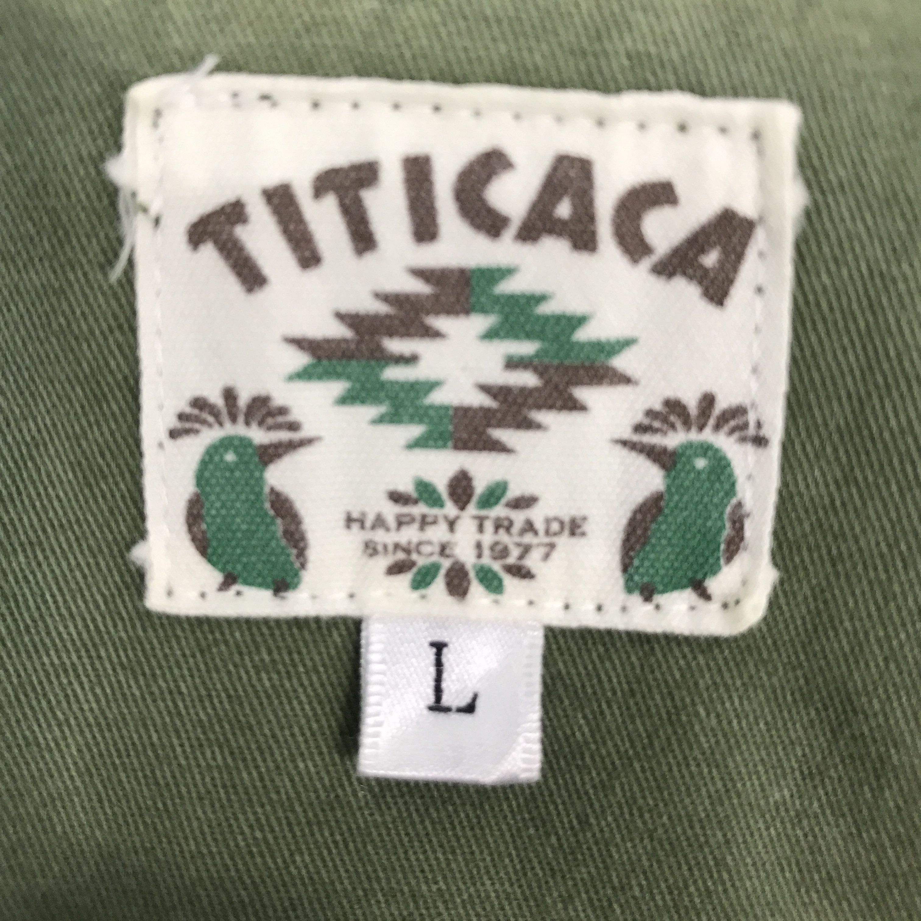 Japanese Brand Vtg titicaca green design og107 style jacket Size US L / EU 52-54 / 3 - 10 Thumbnail