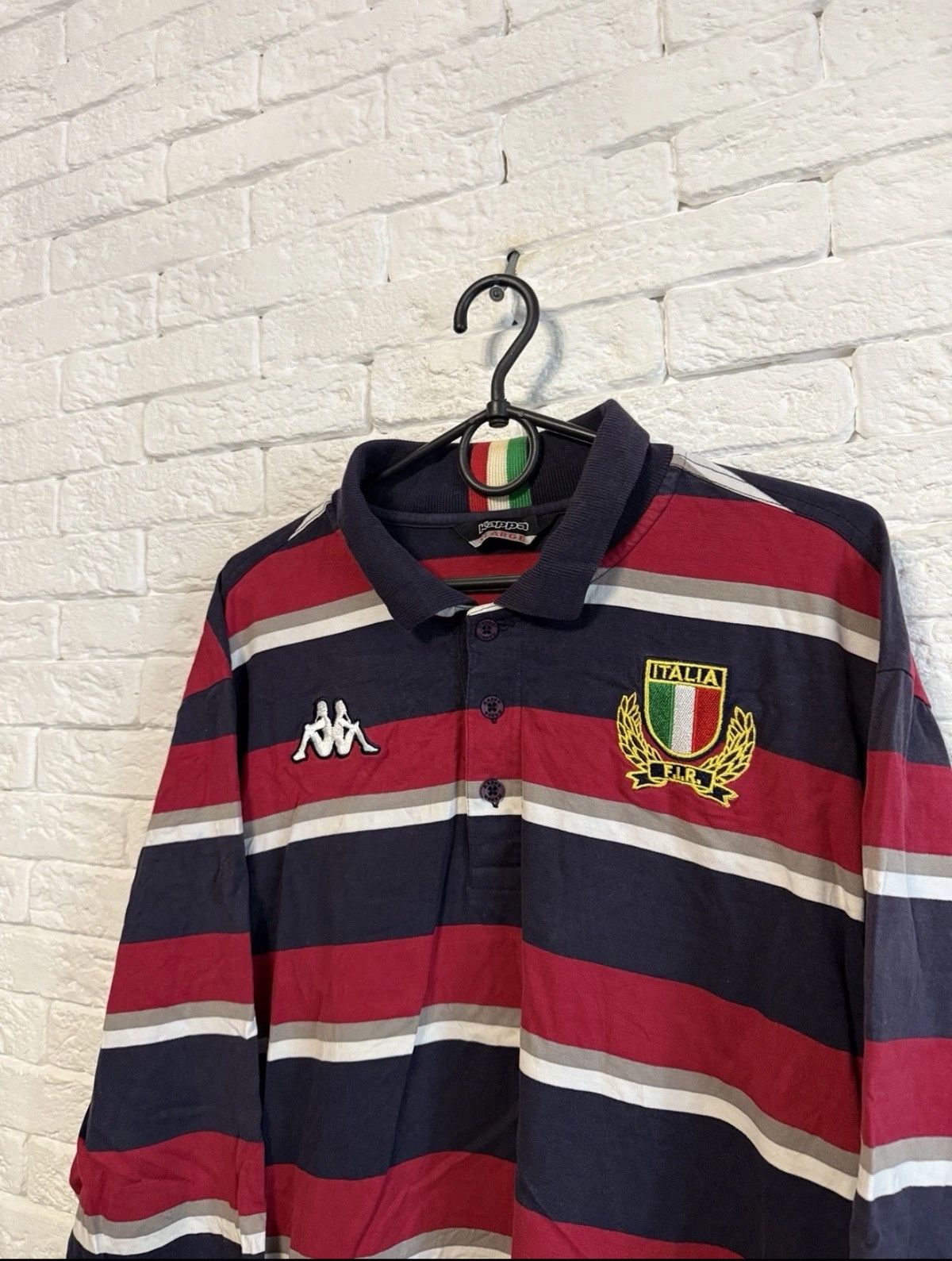Kappa Kappa Italy Rugby Shirt Longsleeve Football Jersey Sz XL Size US XL / EU 56 / 4 - 2 Thumbnail