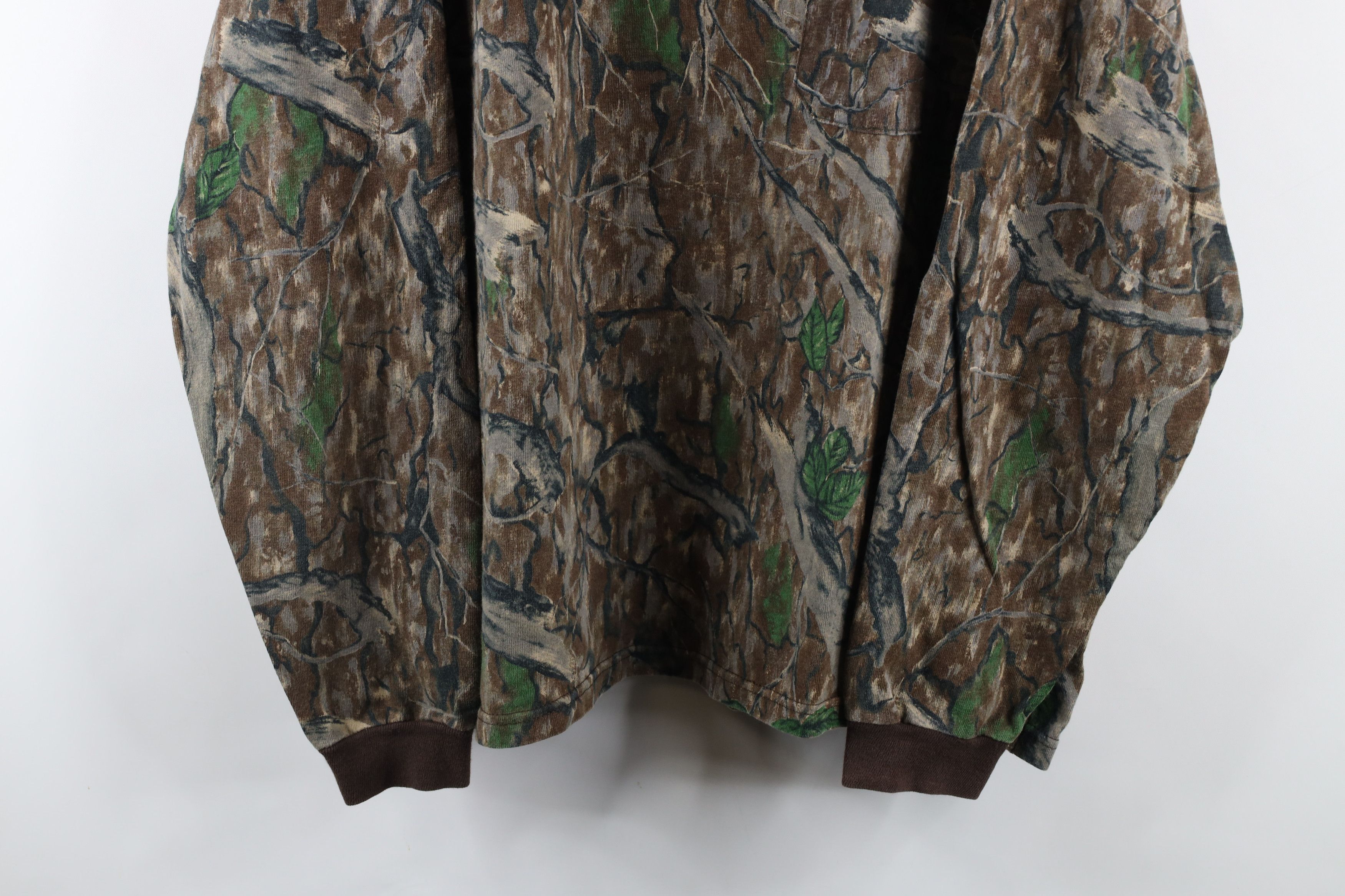 Vintage Vintage 90s Streetwear Camouflage Long Sleeve T-Shirt USA Size US XXL / EU 58 / 5 - 3 Thumbnail