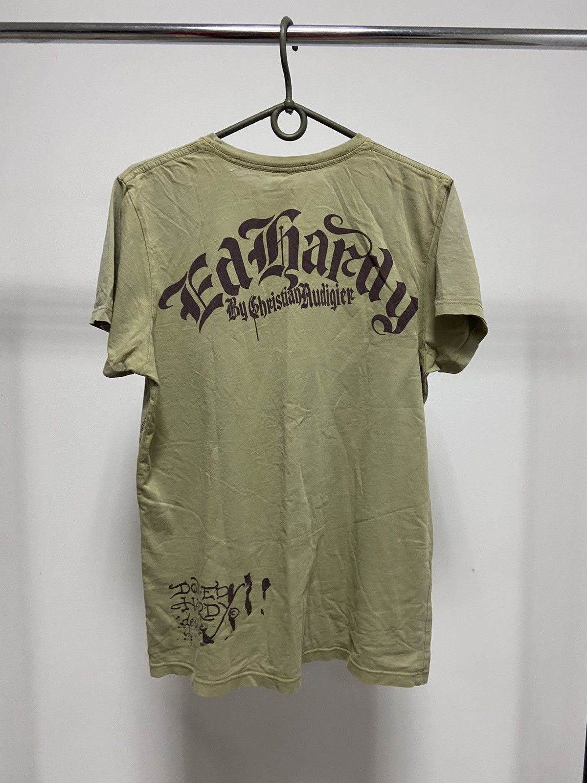 Christian Audigier × Ed Hardy × Vintage Ed hardy big logo t shirt tattoo Y2K vintage Size US S / EU 44-46 / 1 - 2 Thumbnail