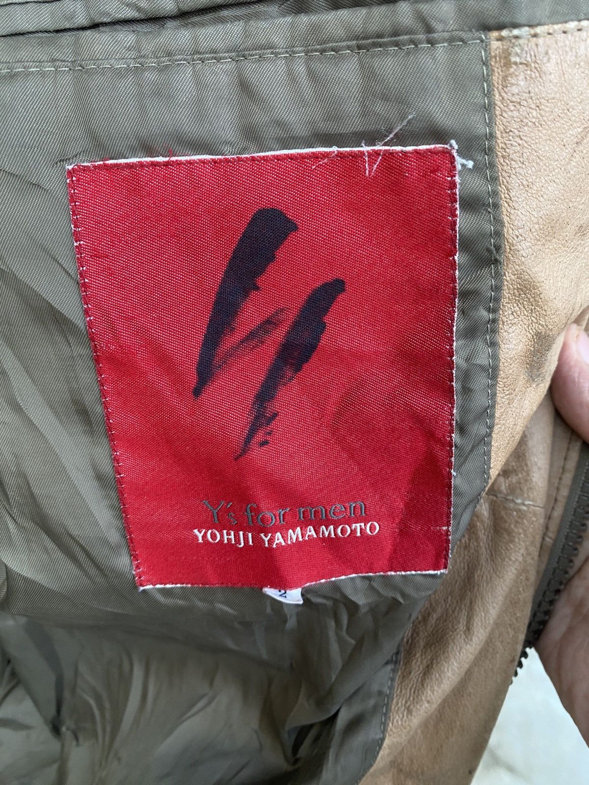 Yohji Yamamoto Vintage!!!Jacket Leather Y’s Yohji Yamamoto Size US L / EU 52-54 / 3 - 8 Thumbnail
