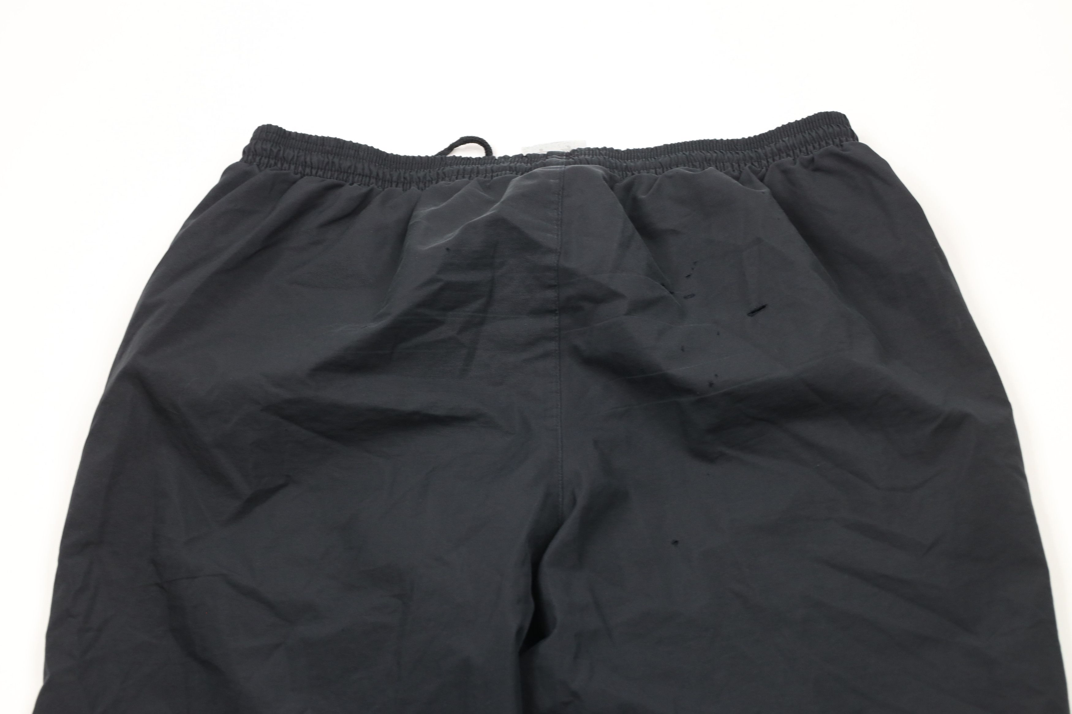 Adidas × Vintage Vintage 90s Adidas Spell Out Lined Wide Leg Pants Black Size US 36 / EU 52 - 12 Thumbnail