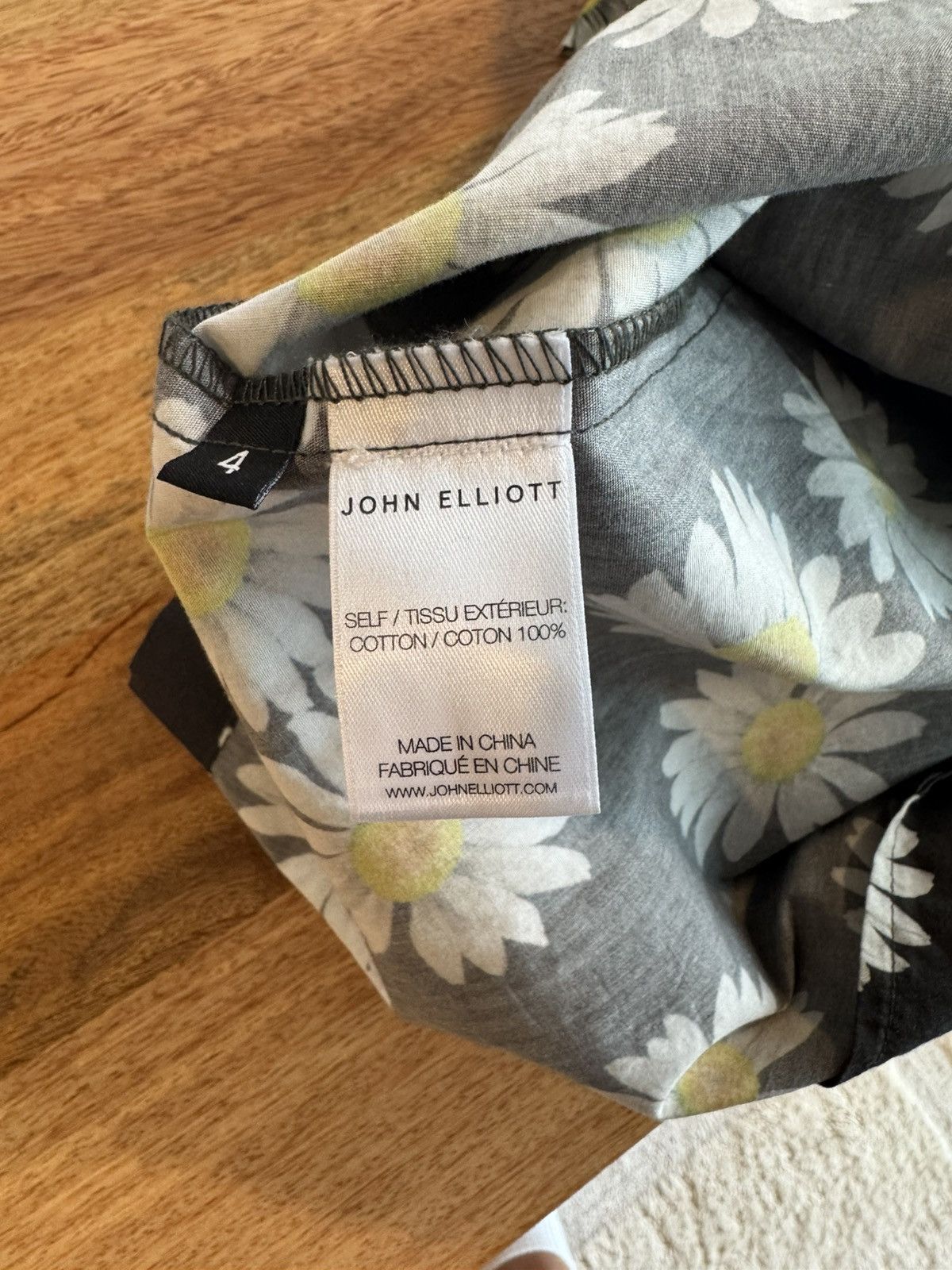 John Elliott John Elliot Flower Shirt Size US L / EU 52-54 / 3 - 5 Thumbnail