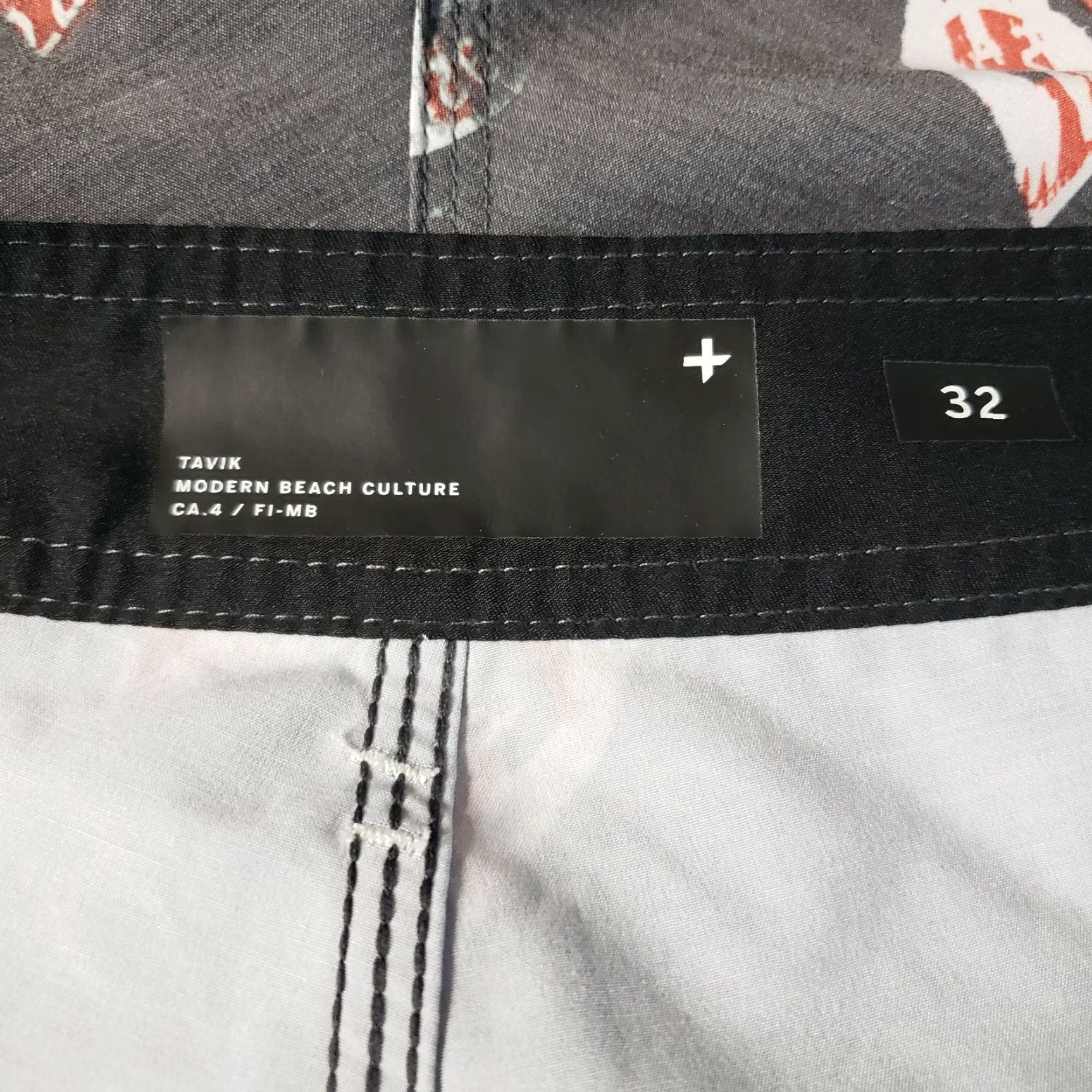 Tavik Tavik Mens Board Shorts Sz 32 Gray Red Size US 32 / EU 48 - 4 Thumbnail