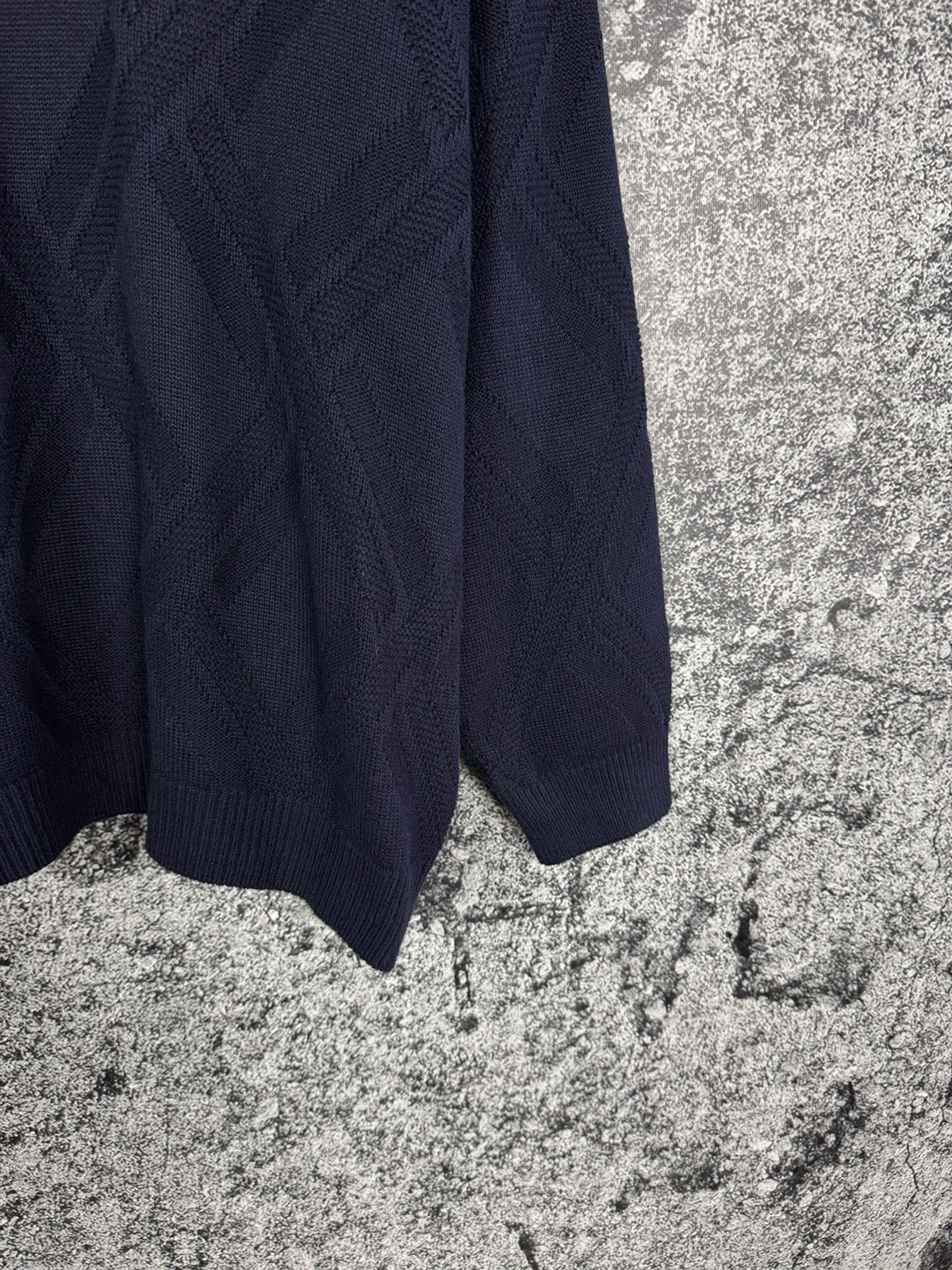 Lacoste Lacoste Vintage V-Neck Knit Sweater Pullover Blue Size 7 Size US XL / EU 56 / 4 - 5 Thumbnail