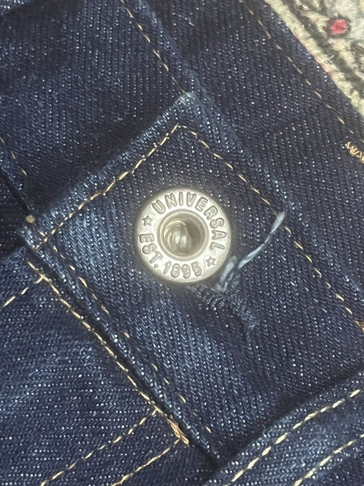 Vintage Vintage Cepo Craft Raw Indigo Straight Leg Selvedge Jeans Size US 28 / EU 44 - 6 Thumbnail