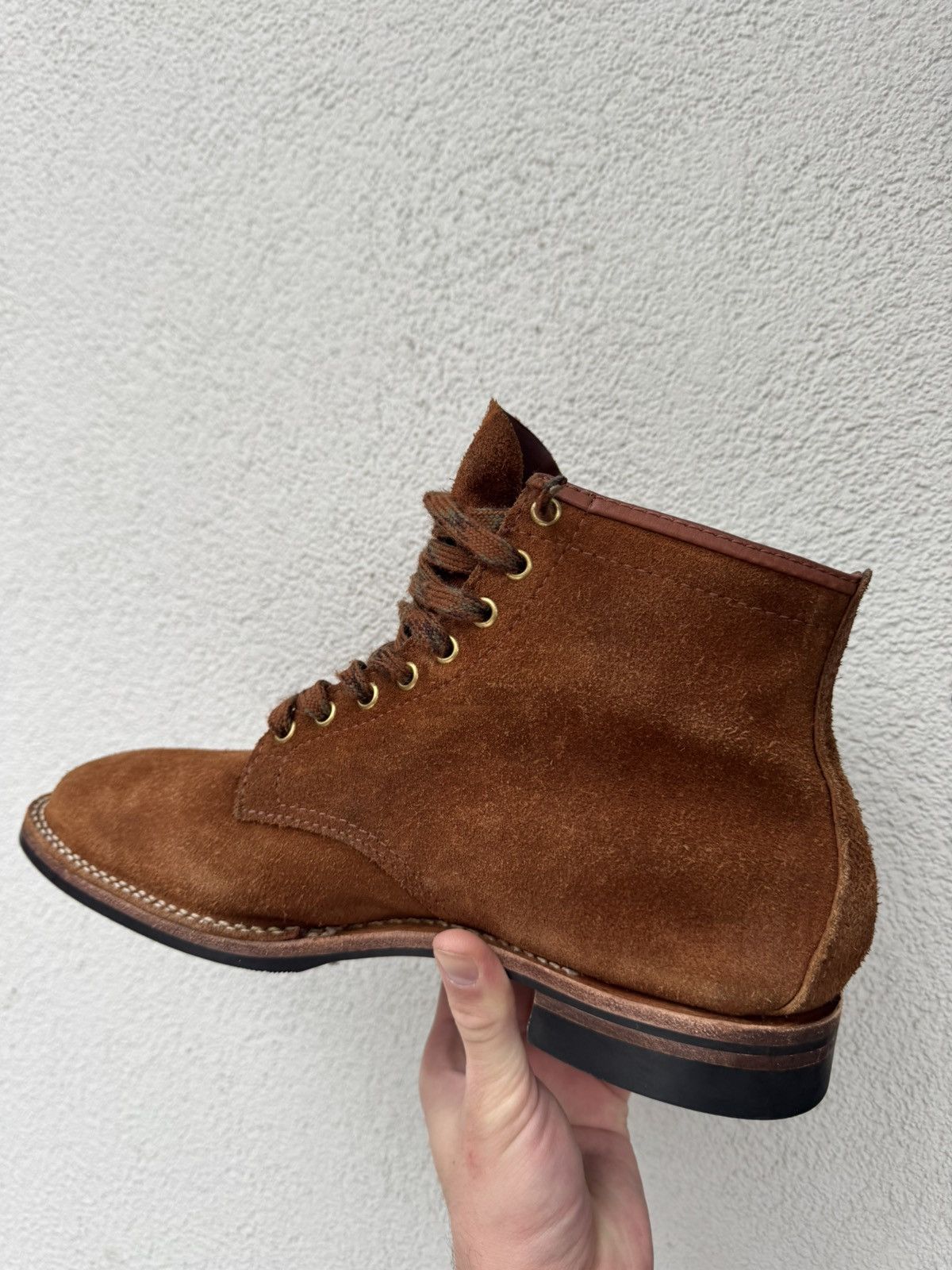 WESCO Wesco X Iron Heart Jonhannes Suede Brown Boots Size 10D Size US 11 / EU 44 - 15 Thumbnail