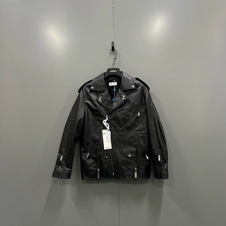Saint Laurent Paris Saint Laurent Multi-Zipper Leather Biker Jacket Size US XS / EU 42 / 0 - 1 Thumbnail