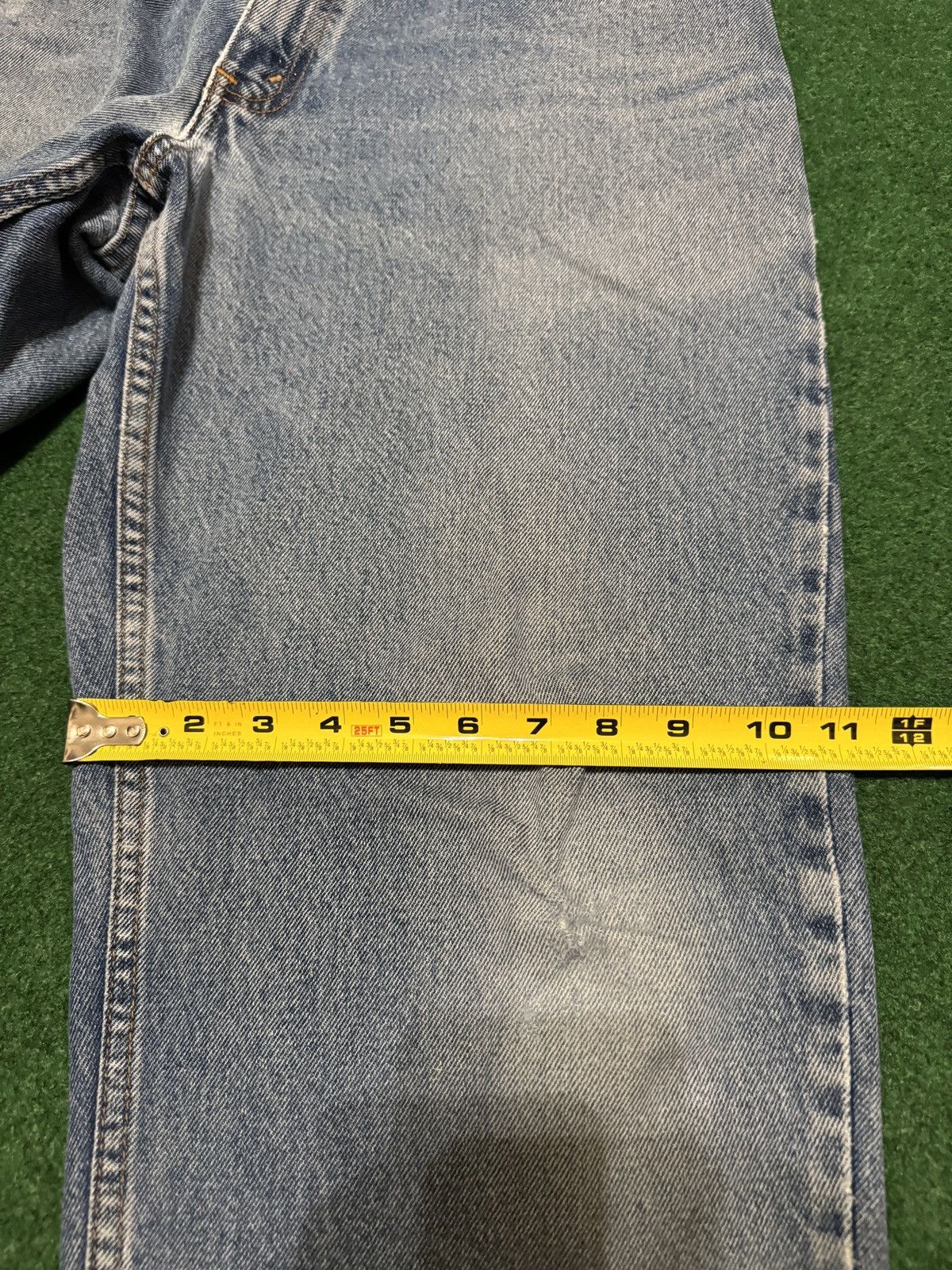 Levi's × Vintage Vtg 90s Levi’s 560 Loose Baggy Grunge Distressed Skater Jean Size US 34 / EU 50 - 9 Thumbnail