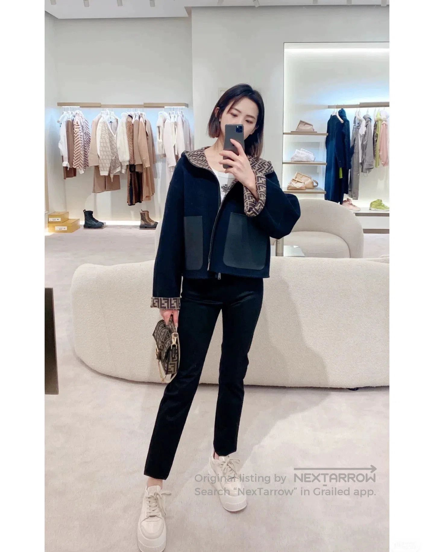 Fendi reversible wool coat by Fendi. Size US L / EU 52-54 / 3 - 8 Thumbnail