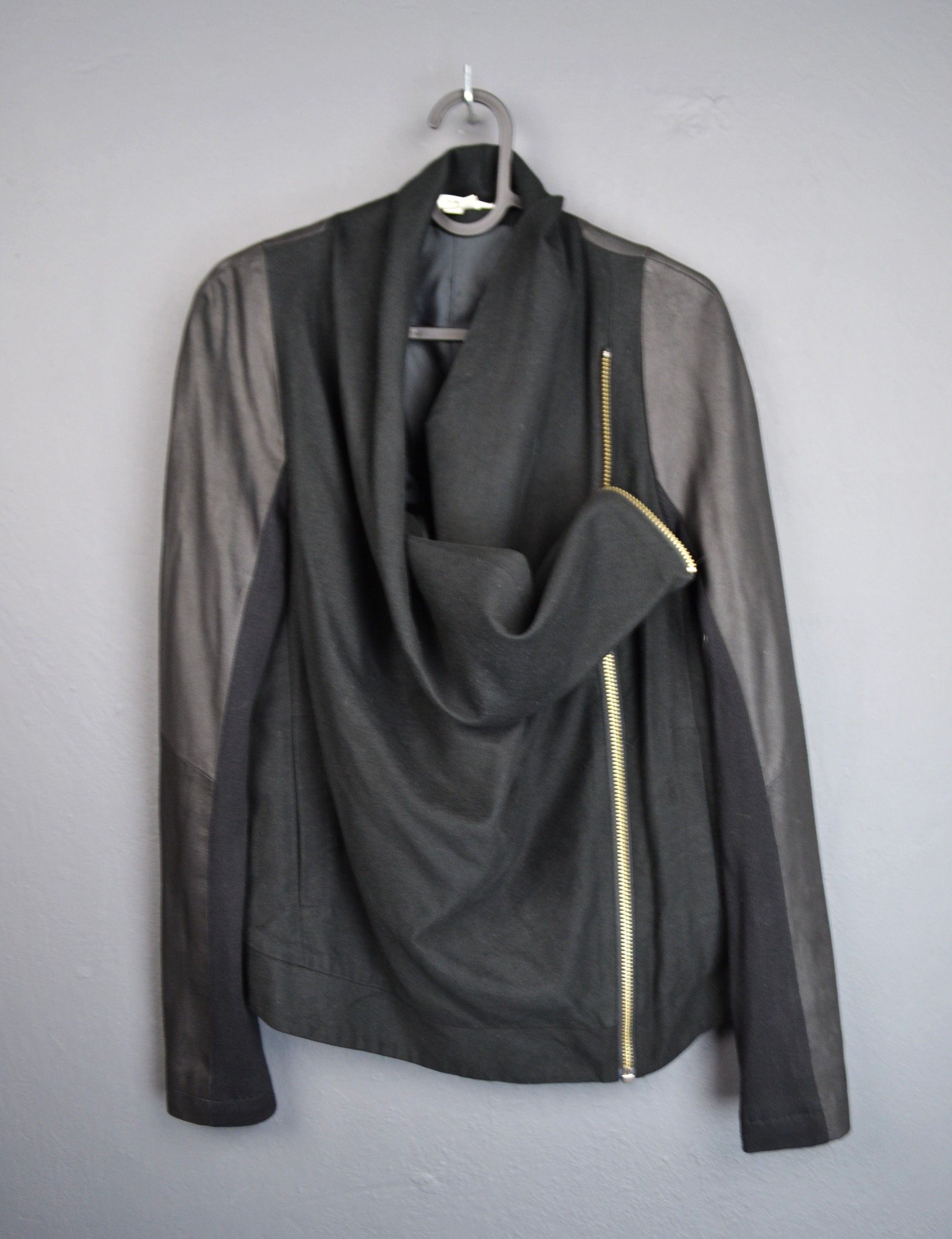 Helmut Lang Helmut Lang Biker Jacket Goat Leather Inserts M Made in USA Size M / US 6-8 / IT 42-44 - 3 Thumbnail