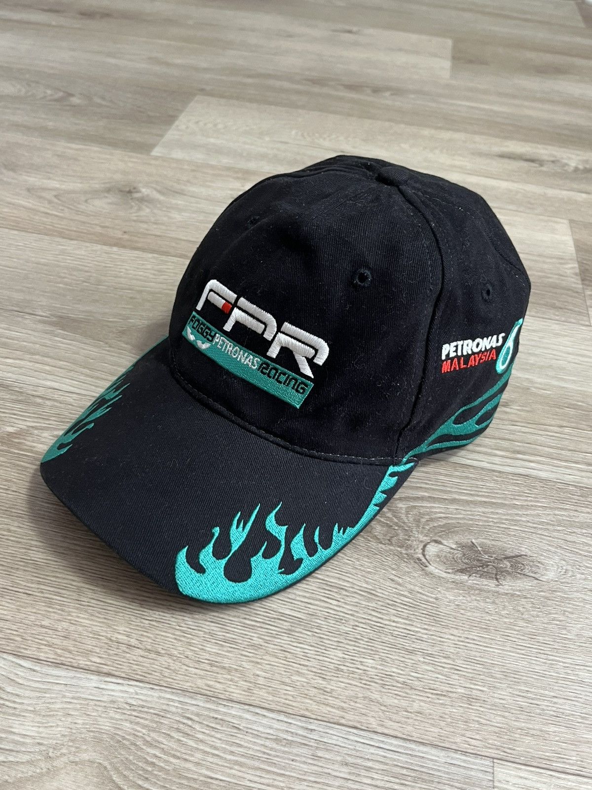 Vintage Foggy Petronas Racing Team Hat Cap With Flame Pettern Size ONE SIZE - 1 Thumbnail