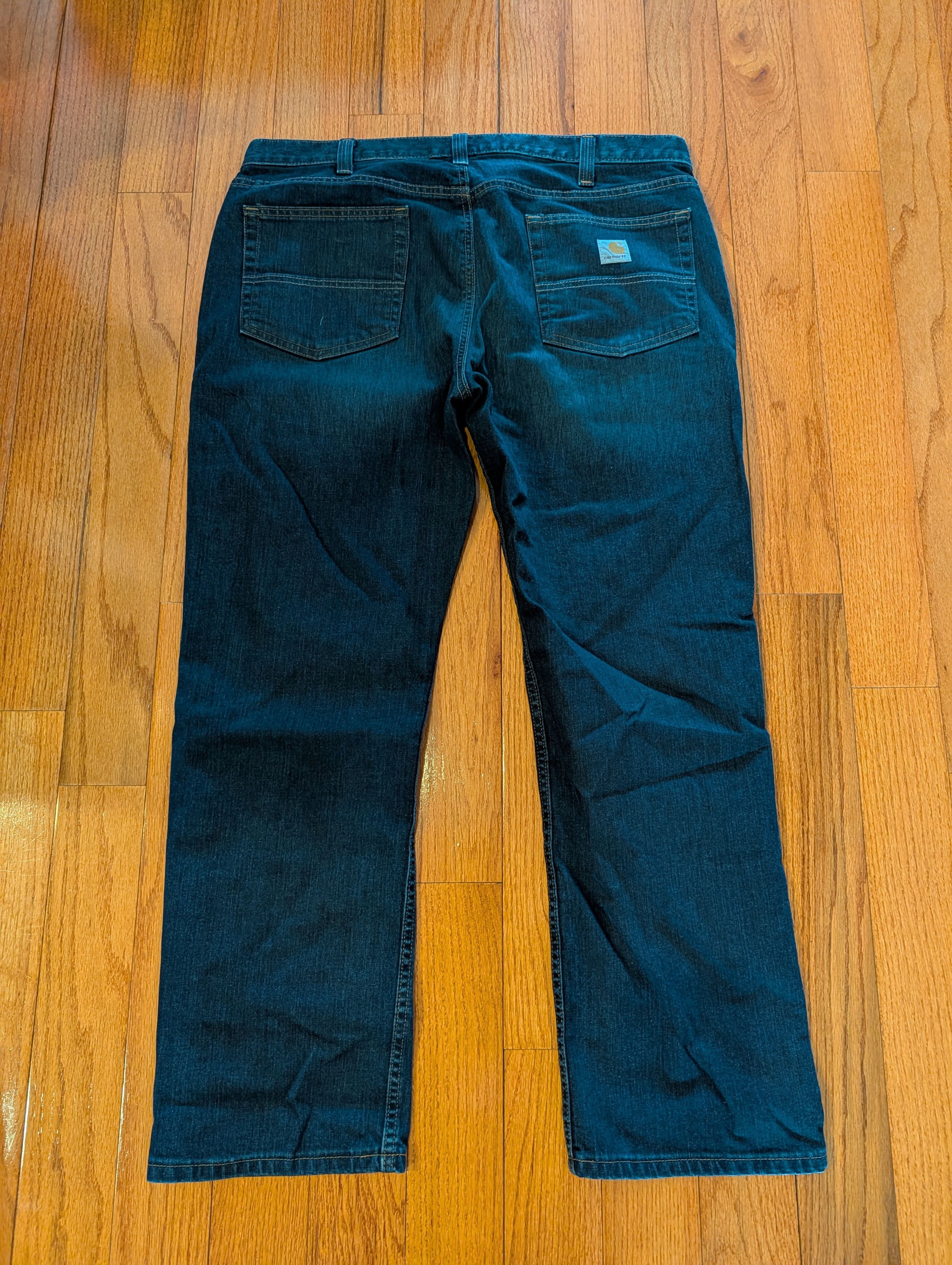 Carhartt Carhartt Relaxed Fit Dark Wash Denim Jeans Men's 38x30 Size US 38 / EU 54 - 1 Thumbnail