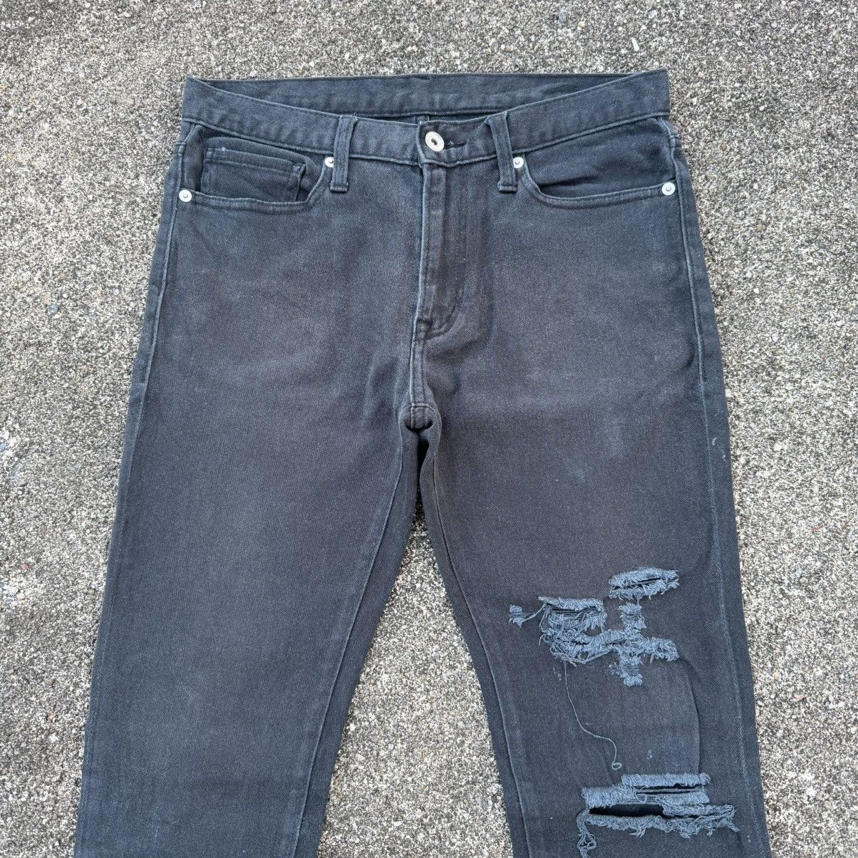 GU VINTAGE GU DENIM SLIM FIT BLACK JEAN PANTS Size US 31 - 3 Thumbnail