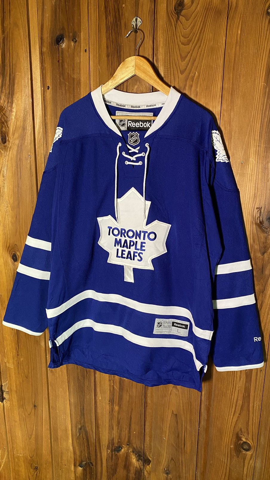 image of Toronto Maple Leafs Nhl Jersey in Blue, Men's (Size Large)