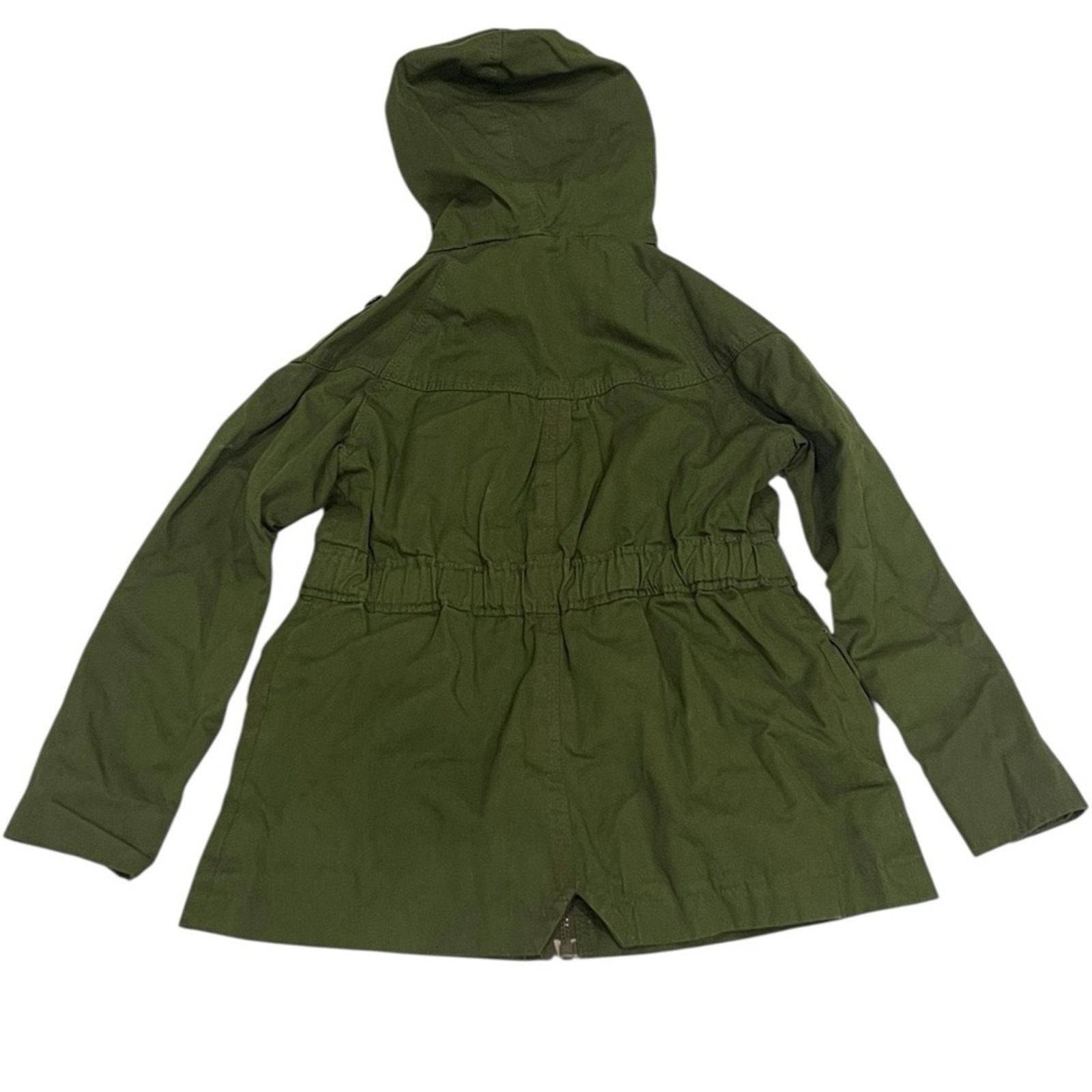 Burberry Burberry Kids Green Hooded Jacket Size:4Y Size ONE SIZE - 4 Thumbnail