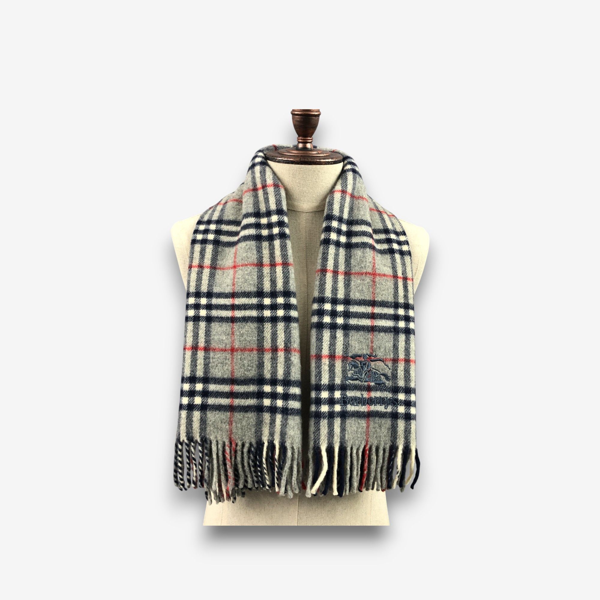 Burberry Vintage Burberry Scarf Muffler Wool Cashmere Scarves. Size ONE SIZE - 1 Thumbnail