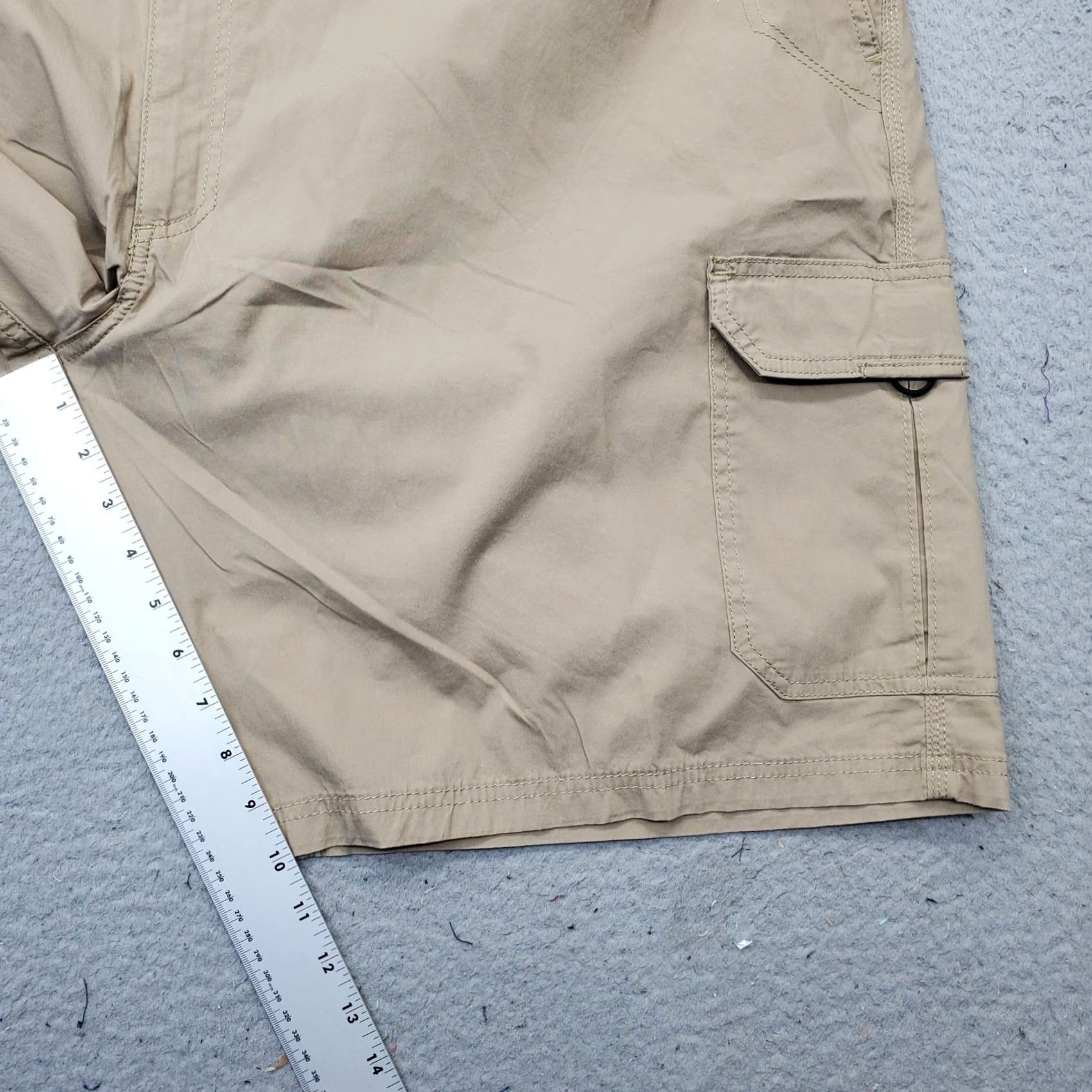 Lee Lee Cargo Shorts Mens 54 Brown Relaxed Performance 10.25 Inseam Waistband 26.5" Cargo Pocket Cotton Cotton Lee Extreme Motion Size US 38 / EU 54 - 4 Thumbnail