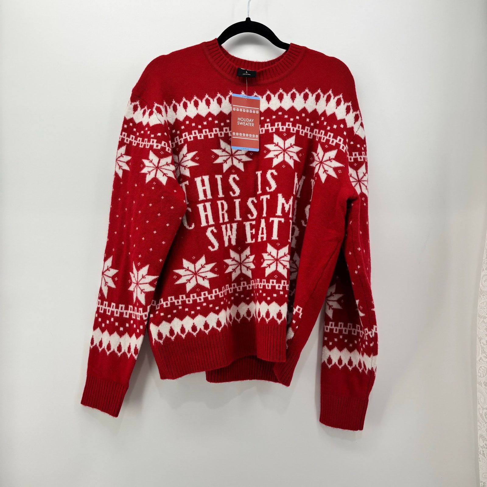 Other Dec 25 Red This Is My Christmas Sweater Mens Size Large Size US L / EU 52-54 / 3 - 1 Thumbnail