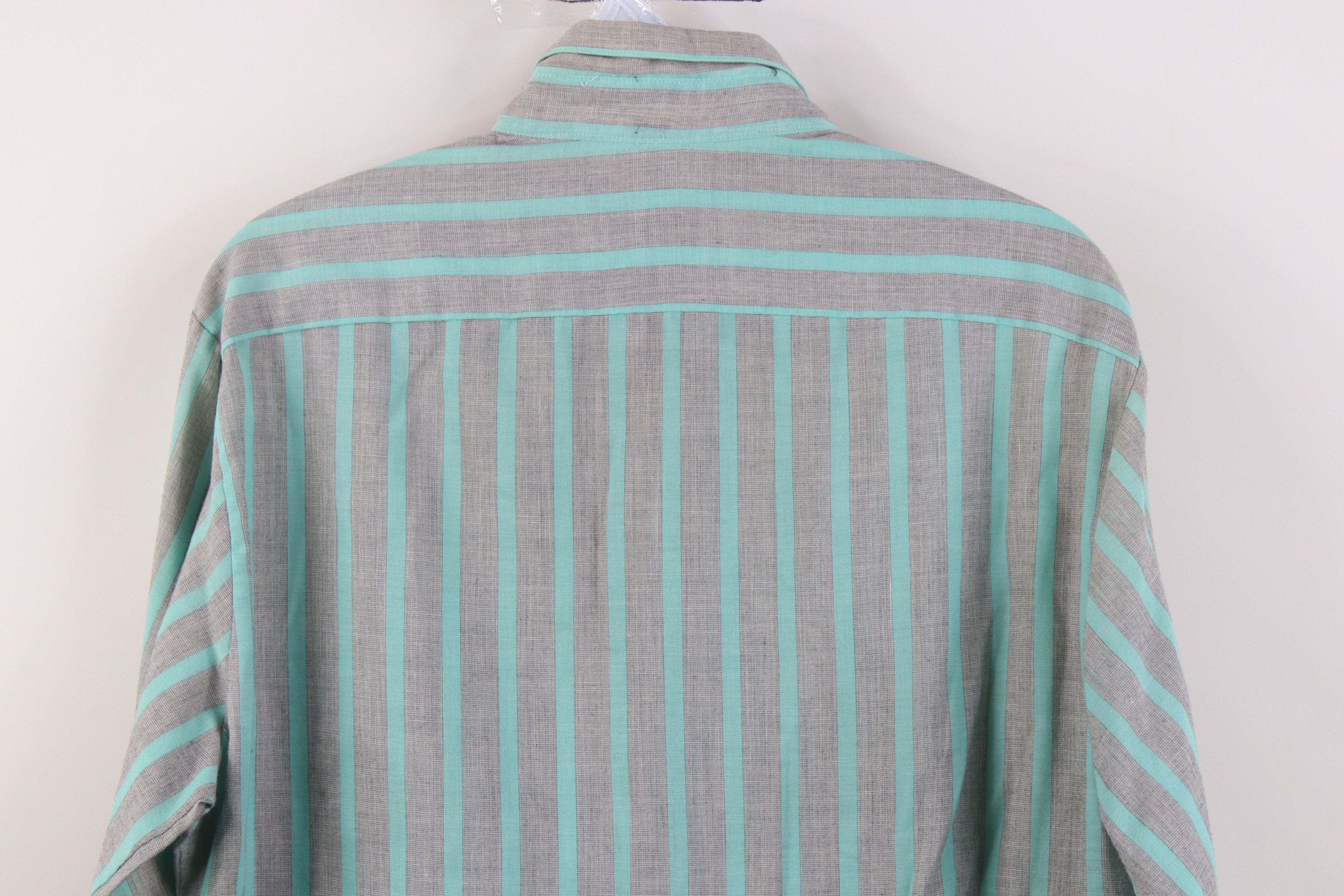 Vintage Vintage 80s 90s Streetwear Block Collared Button Down Shirt Size US M / EU 48-50 / 2 - 11 Thumbnail
