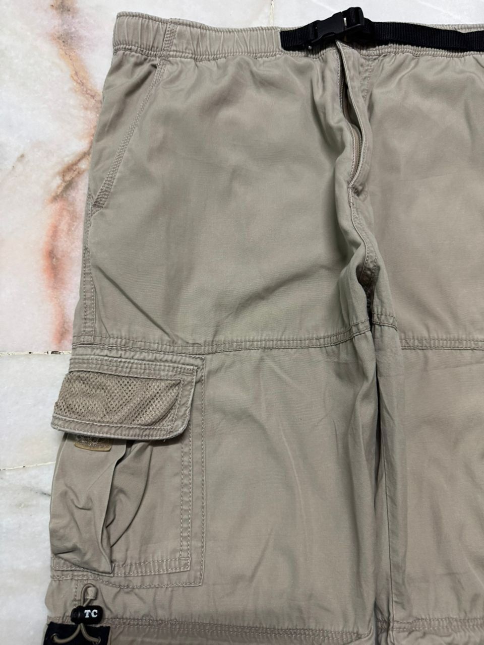 KMRii RARE⚡️VINTAGE 90's T&C SURF JORTS / 3QUARTERS CARGO BEIGE Size US 34 / EU 50 - 7 Thumbnail