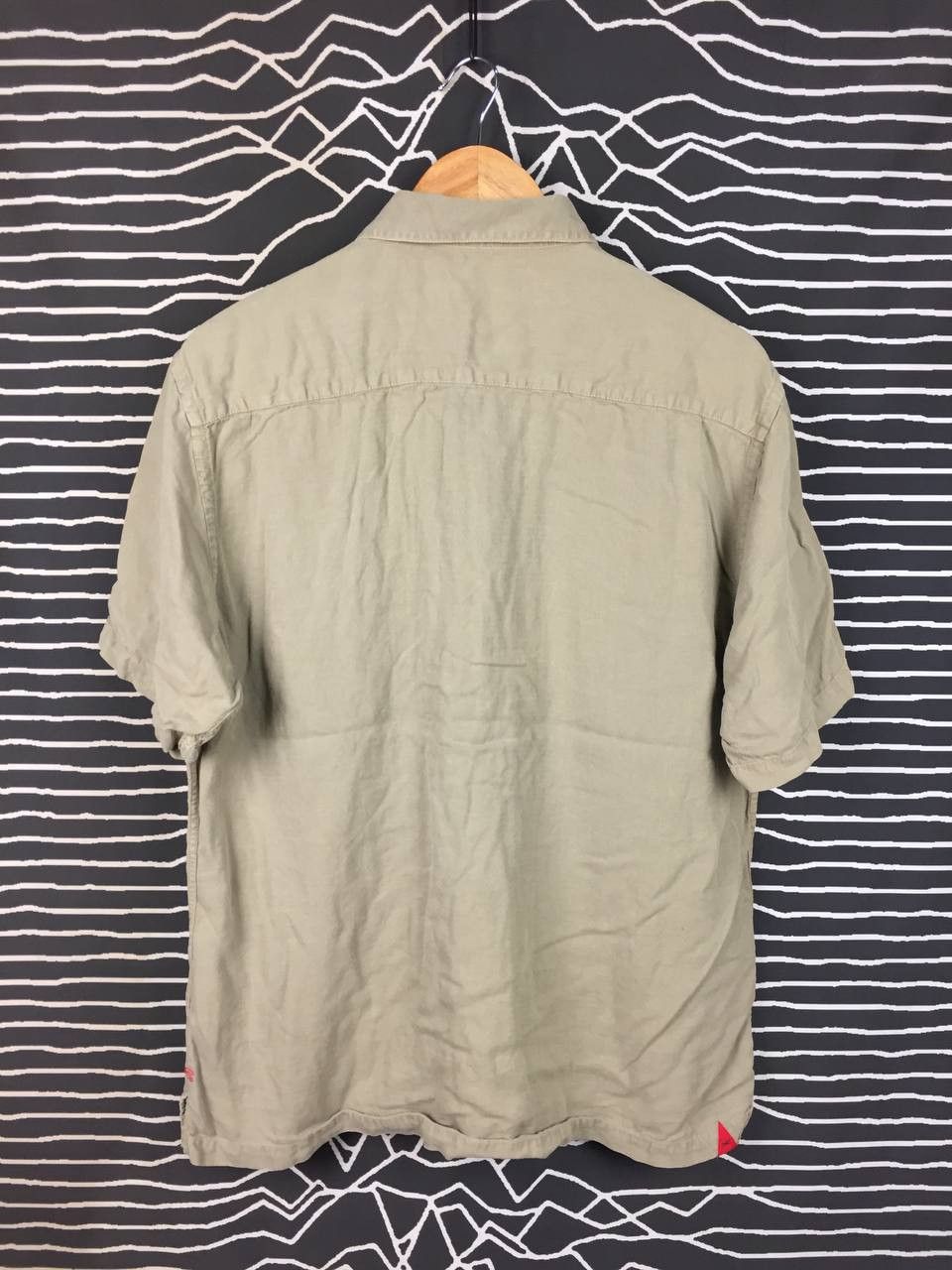 DENHAM Denham Lyocell Linen Camp Collar Bowling Shirt Size US S / EU 44-46 / 1 - 7 Thumbnail