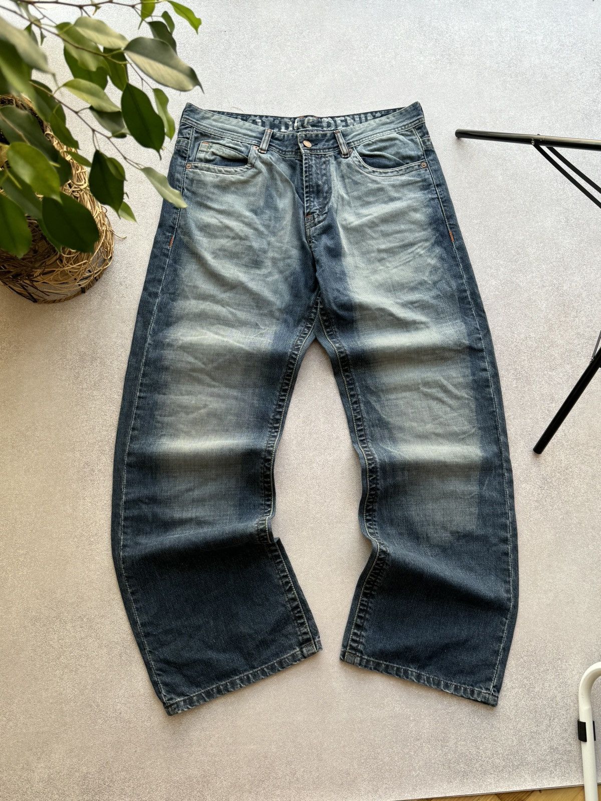 Vintage Jeans Dirty Pants faded crash denim thrashed y2k distressed Size US 36 / EU 52 - 2 Thumbnail