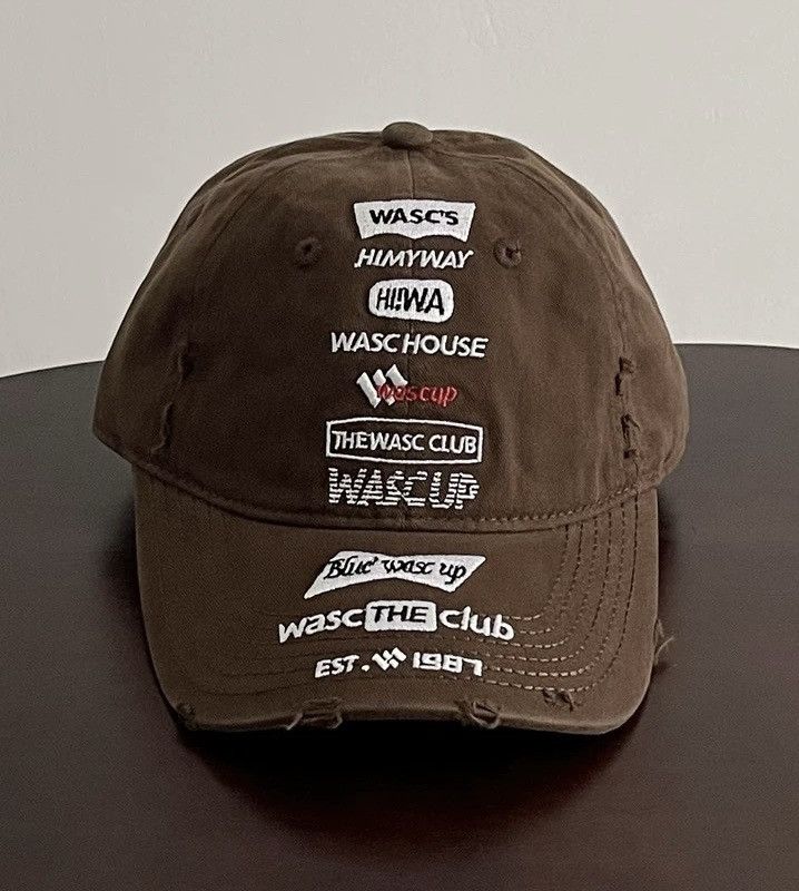 Japanese Brand Retro punk y2k embroidered distressed raw ball cap hat Size ONE SIZE - 1 Thumbnail