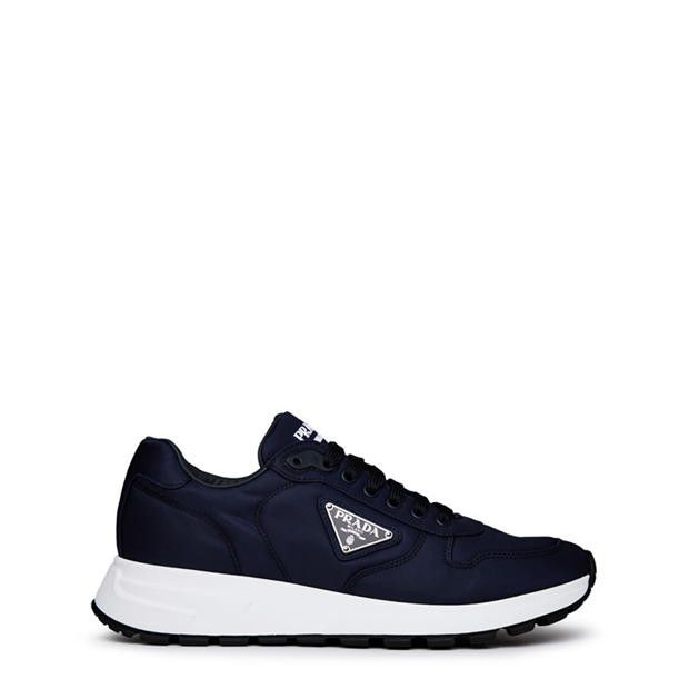 Prada Men'S Triangle Logo Re-Nylon Trainers Size US 7 / EU 40 - 1 Thumbnail