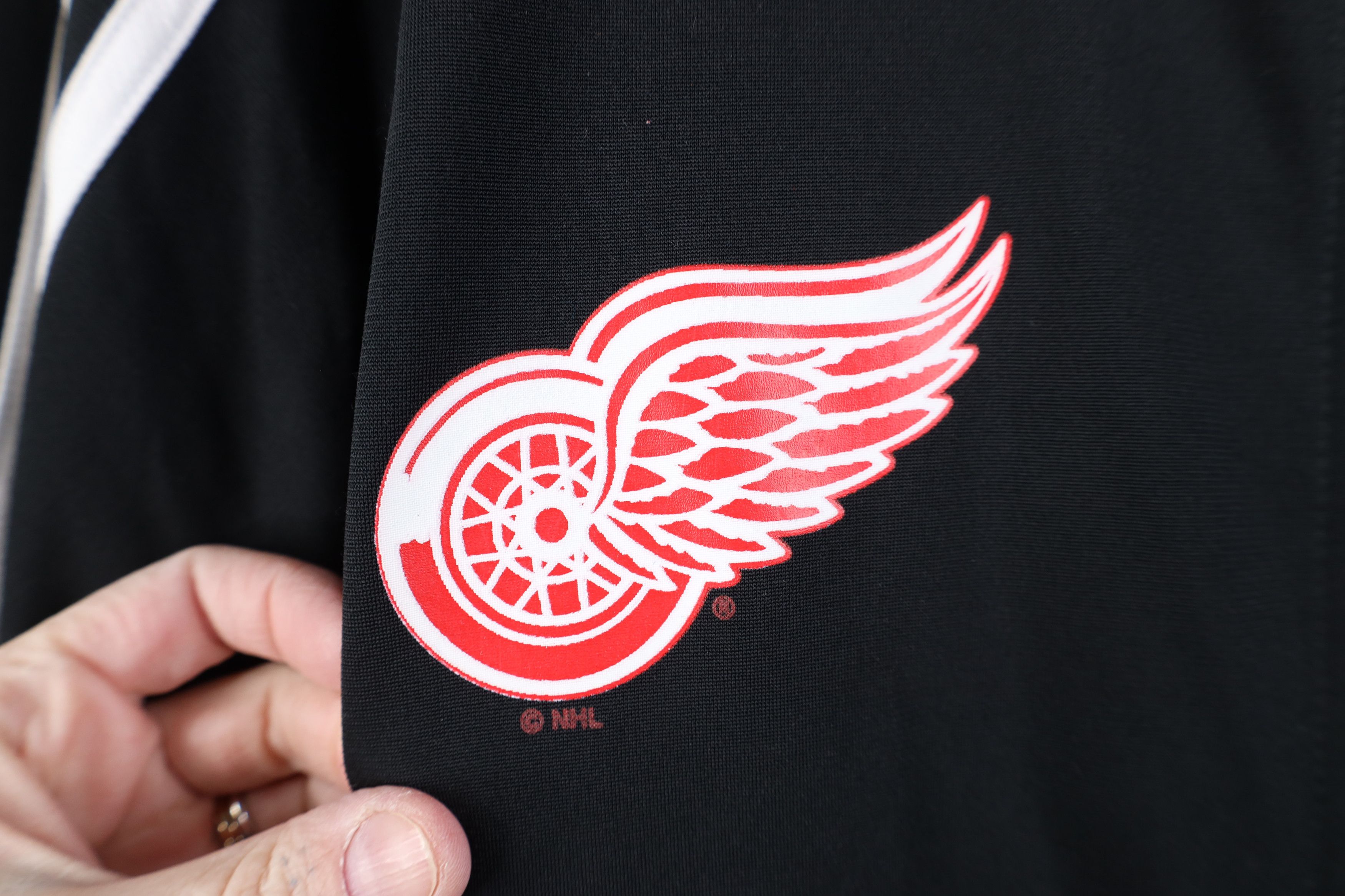 Adidas Adidas Detroit Red Wings Hockey Warm Up Track Jacket Black Size US XL / EU 56 / 4 - 5 Thumbnail