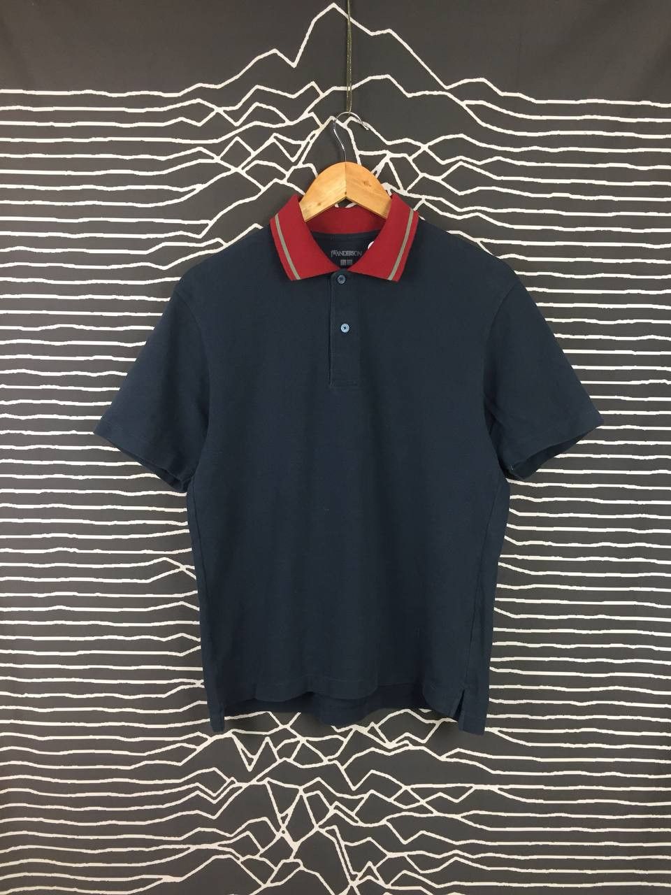 JW Anderson × Uniqlo J.W.Anderson x Uniqlo Contrast Collar Casual Polo Tee Size US S / EU 44-46 / 1 - 2 Thumbnail
