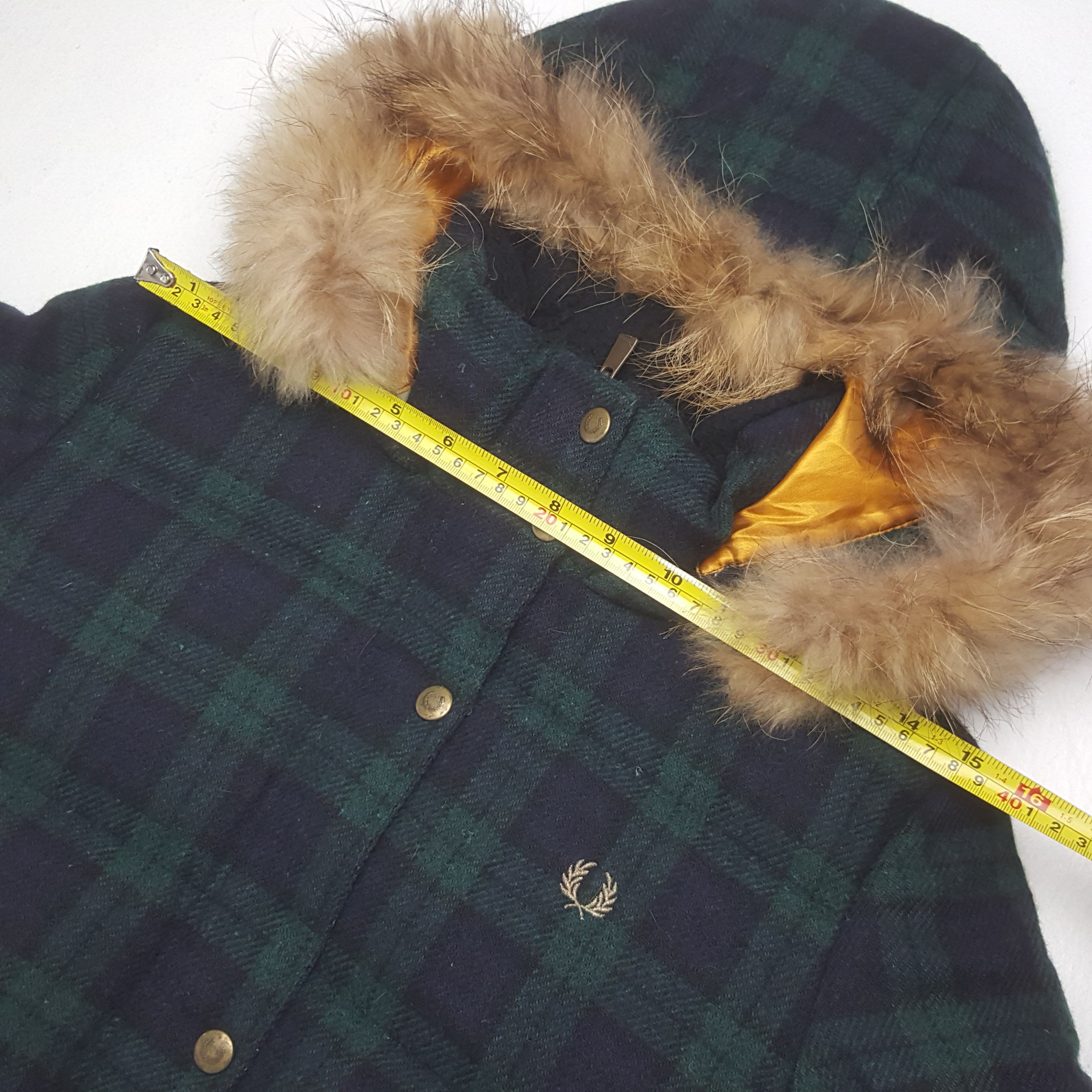 Fred Perry Vintage Fred Perry Wool Fur Hoodie Wool Jacket Size S / US 4 / IT 40 - 5 Thumbnail